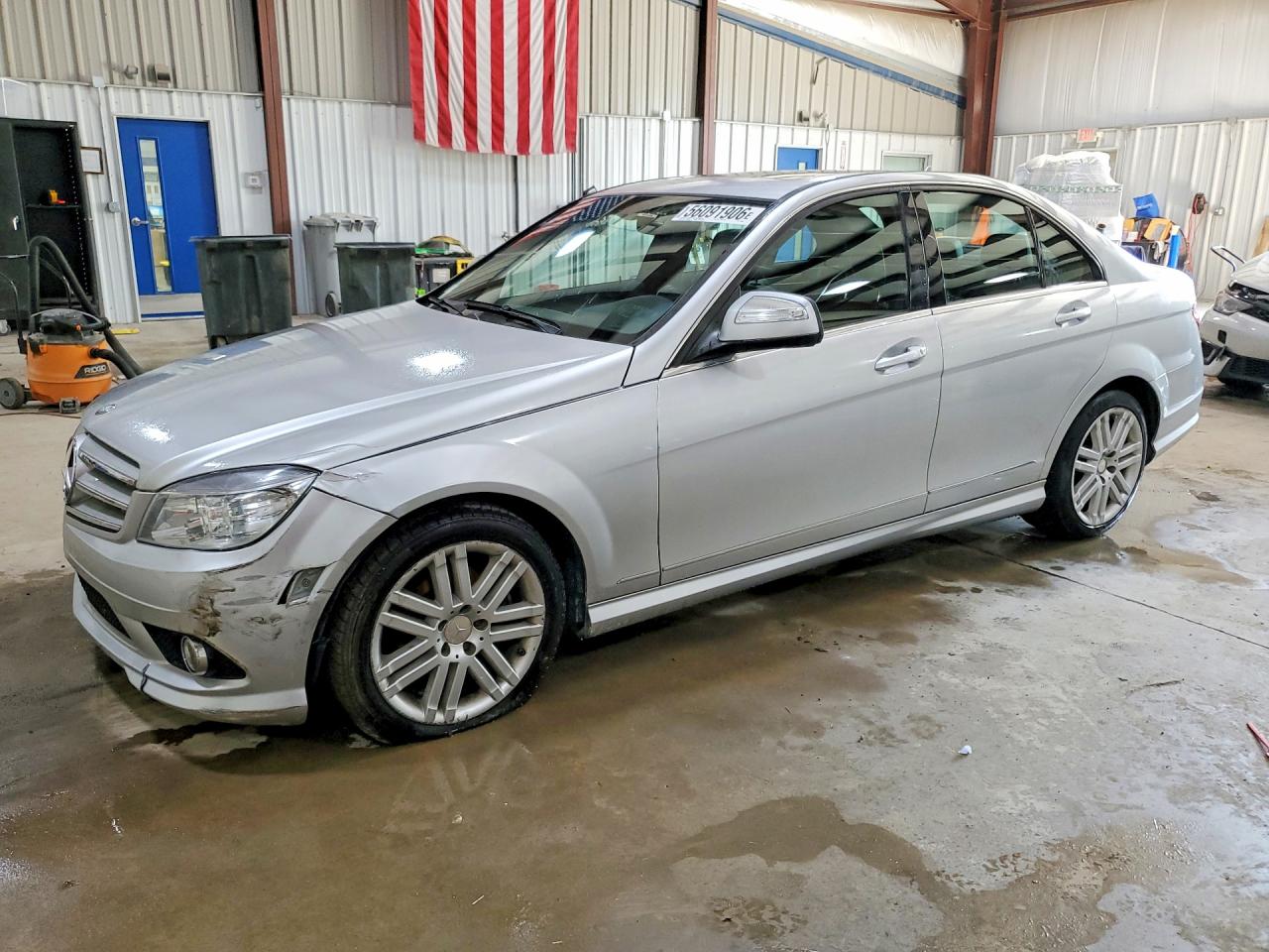 2008 Mercedes-benz C 300 4matic Silver vin: WDDGF81X68F143086