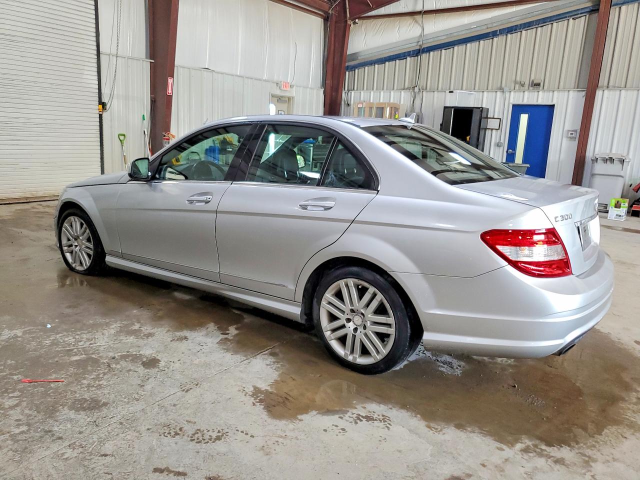 2008 Mercedes-benz C 300 4matic Silver vin: WDDGF81X68F143086