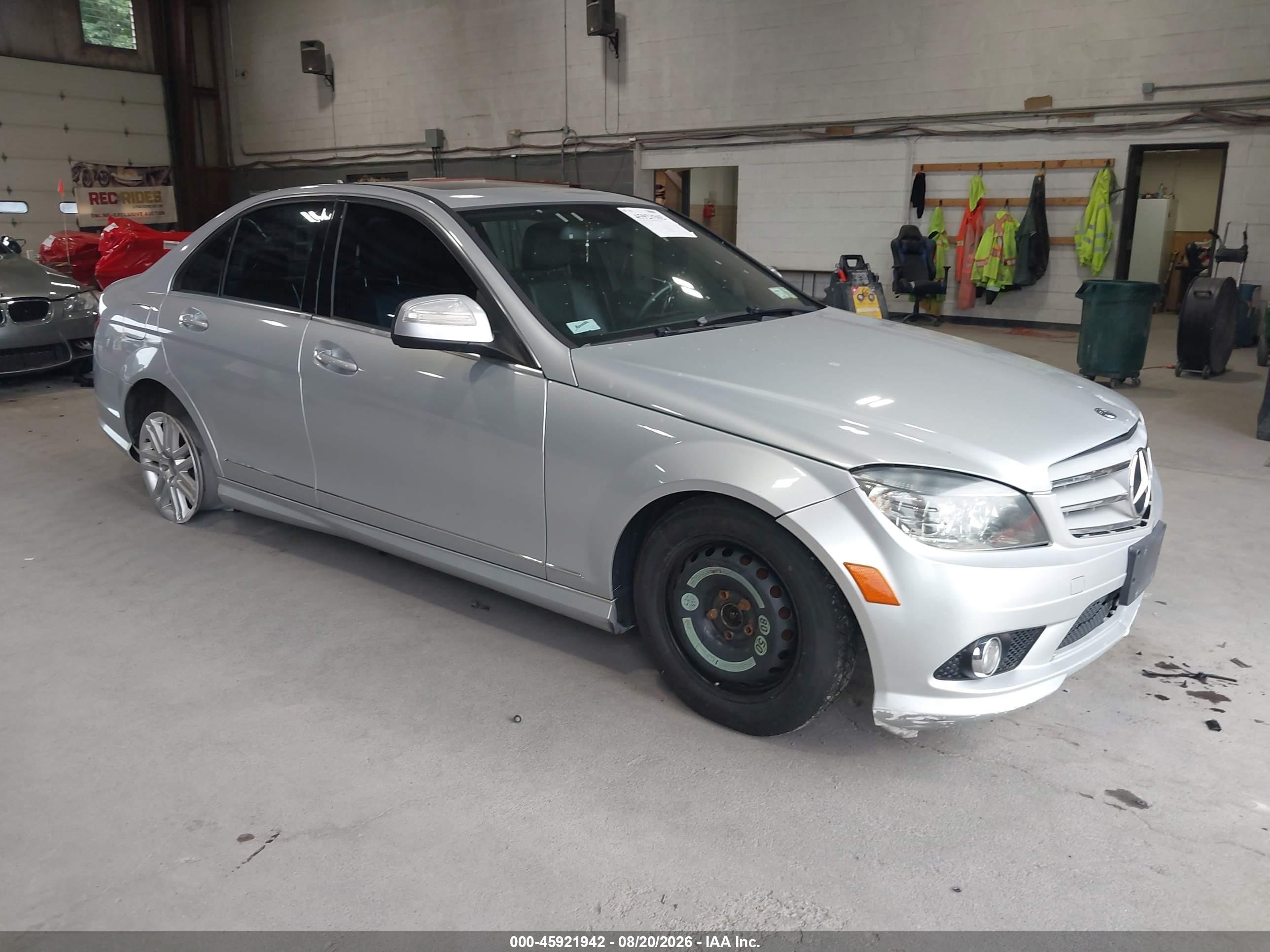 2008 Mercedes-benz C 300 Luxury 4matic/sport 4matic Silver vin: WDDGF81X68F191333