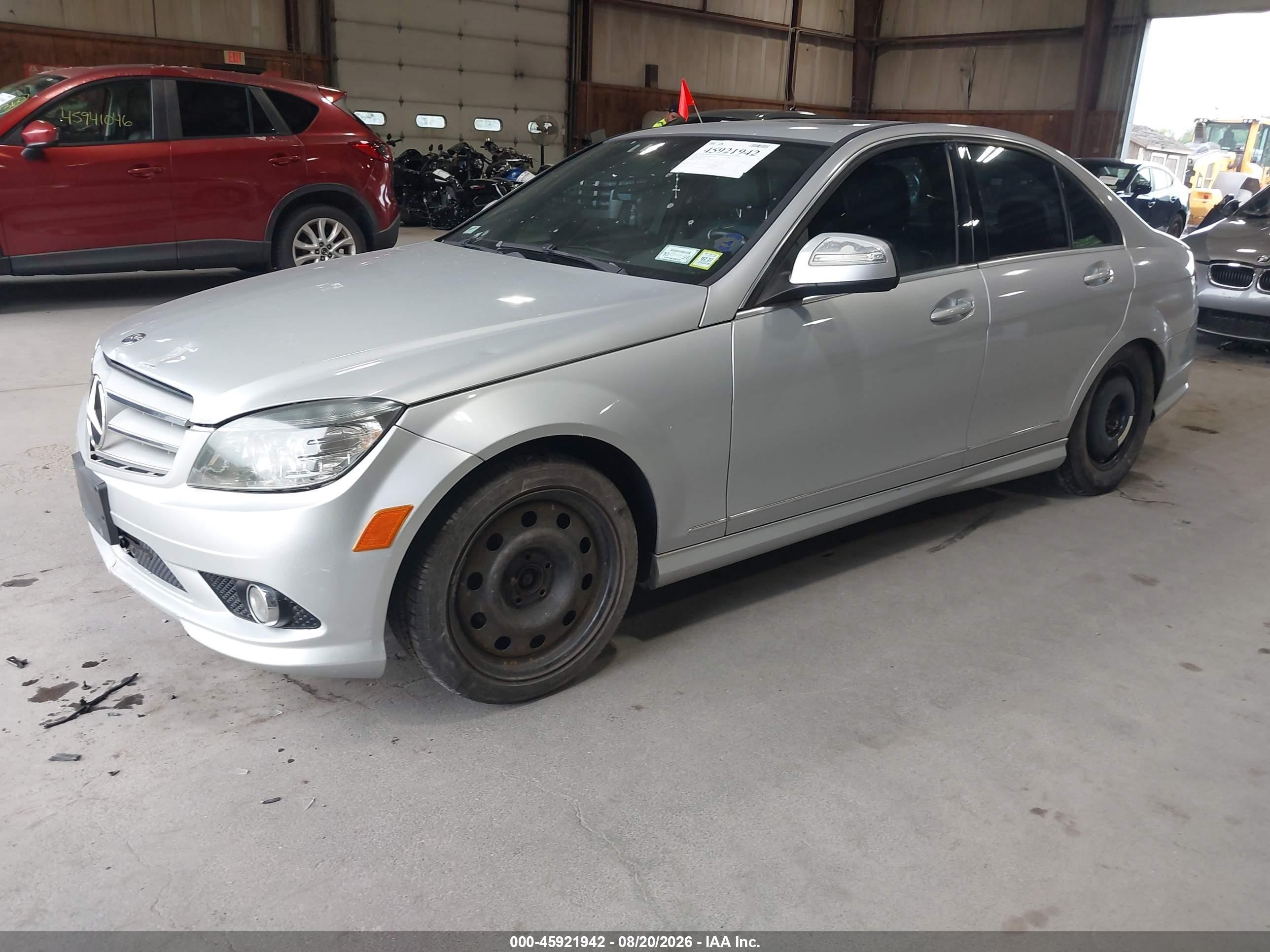 2008 Mercedes-benz C 300 Luxury 4matic/sport 4matic Silver vin: WDDGF81X68F191333