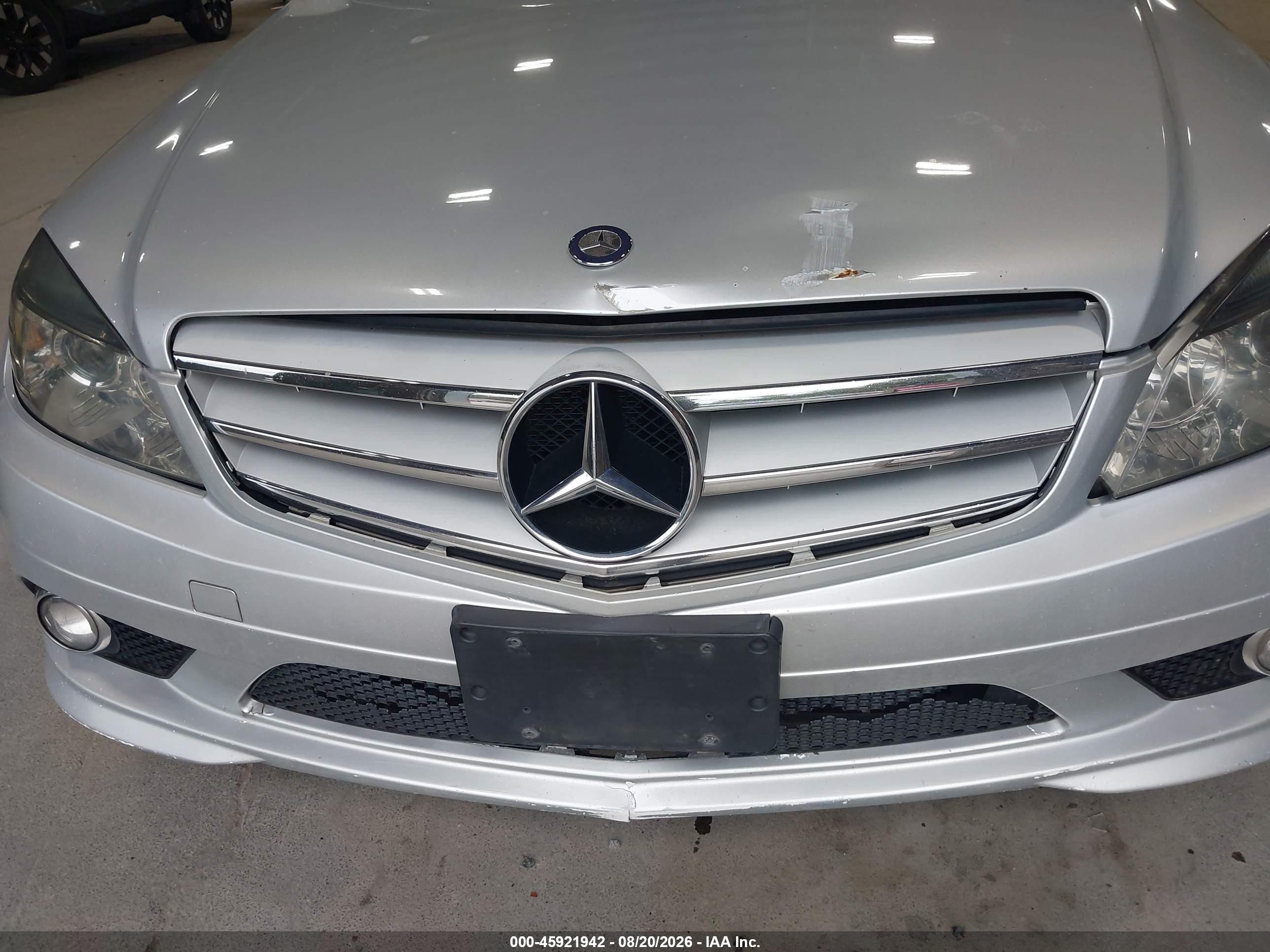 2008 Mercedes-benz C 300 Luxury 4matic/sport 4matic Silver vin: WDDGF81X68F191333