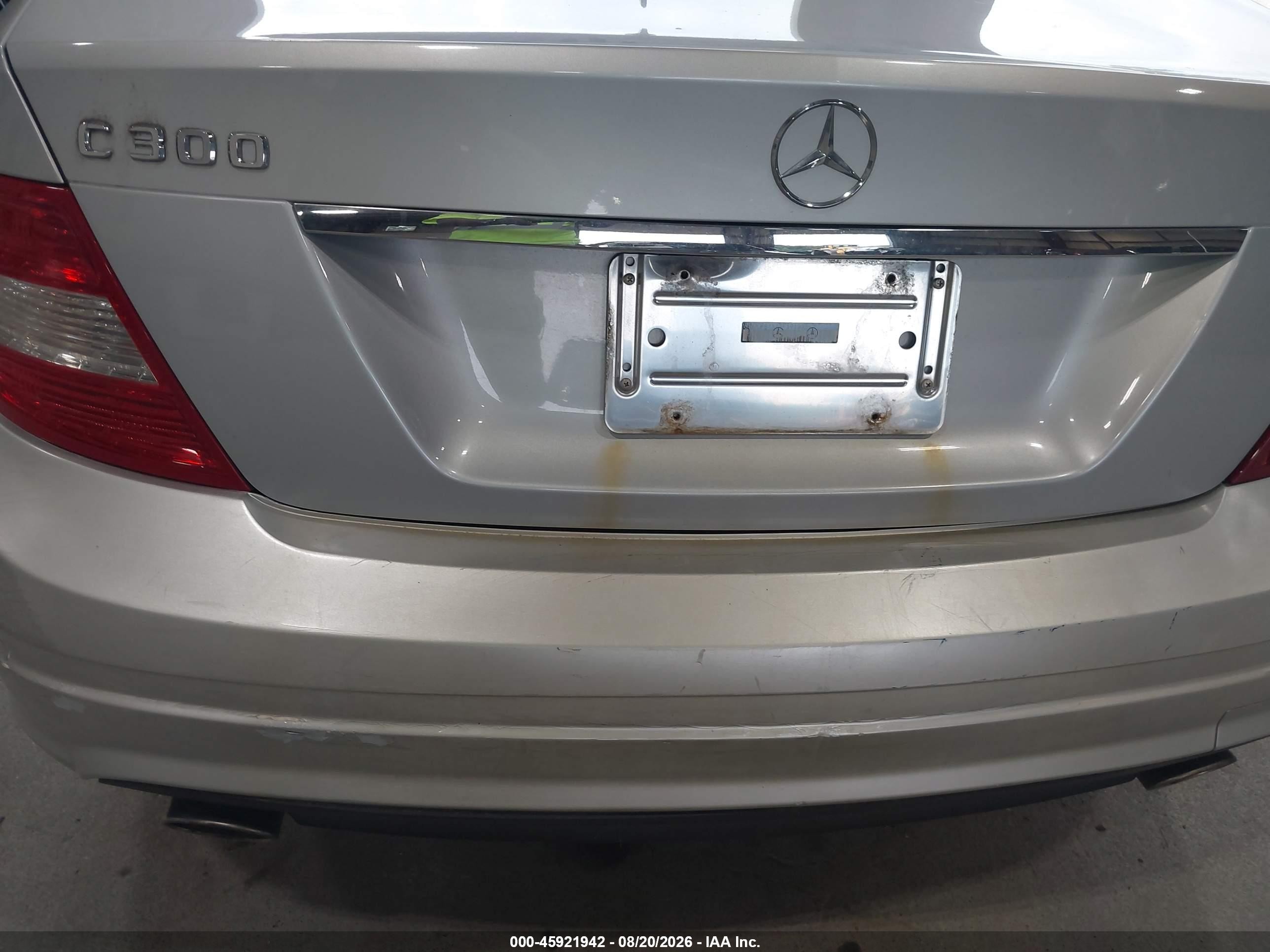 2008 Mercedes-benz C 300 Luxury 4matic/sport 4matic Silver vin: WDDGF81X68F191333