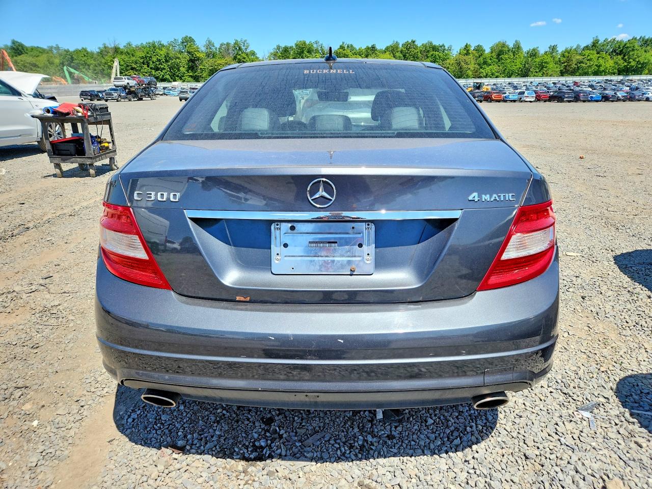 2009 Mercedes-benz C 300 4matic Gray vin: WDDGF81X69F204647