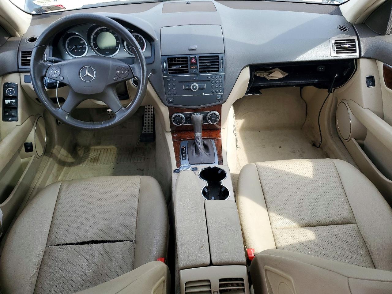 2009 Mercedes-benz C 300 4matic Silver vin: WDDGF81X69F249197