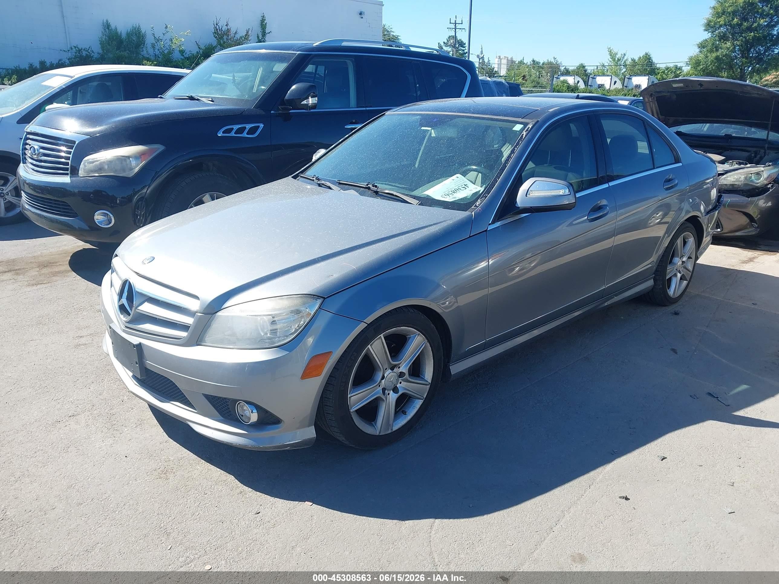 2009 Mercedes-benz C 300 Luxury 4matic/sport 4matic Gray vin: WDDGF81X69R078384