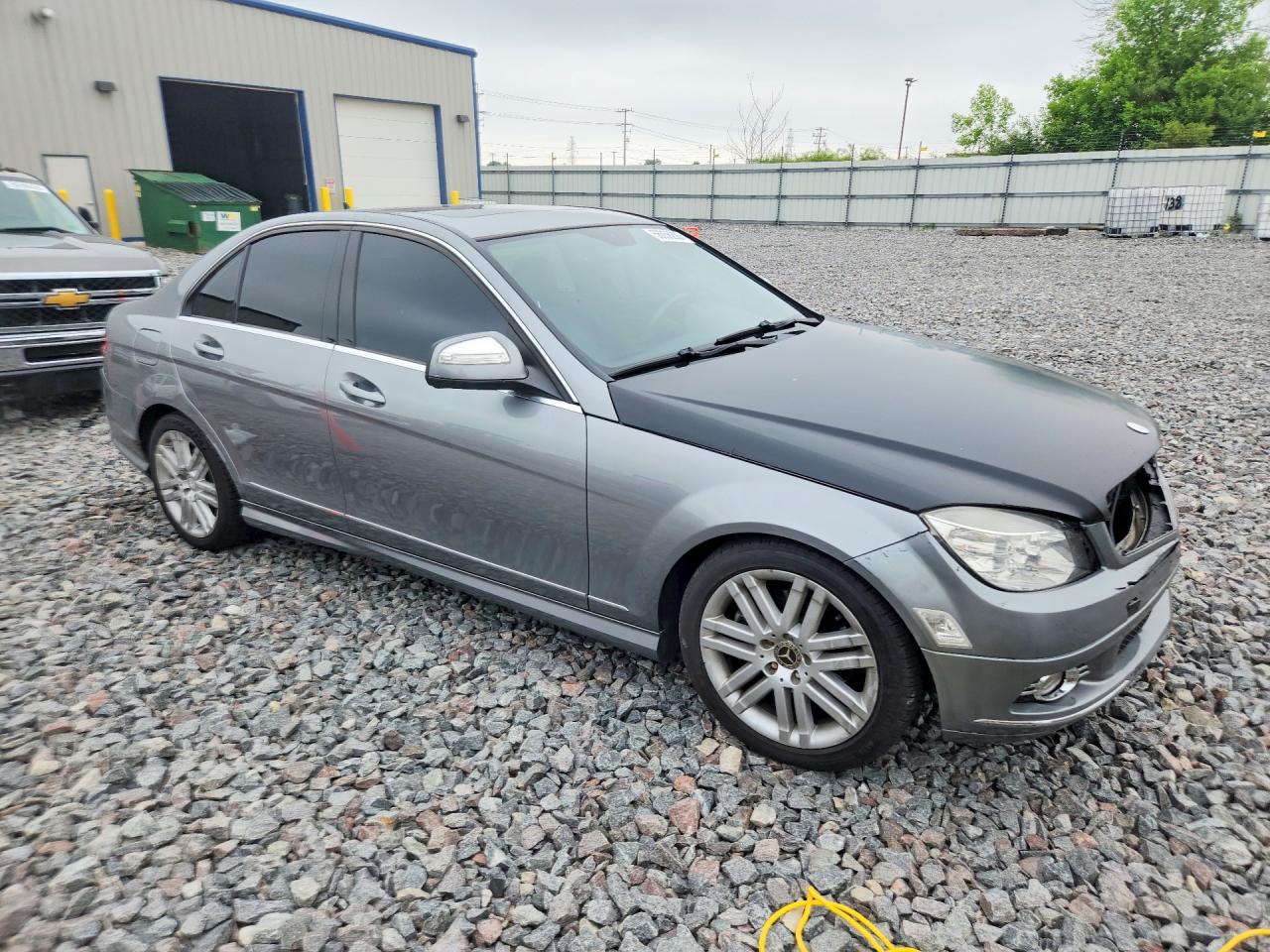 2009 Mercedes-benz C 300 4matic Silver vin: WDDGF81X69R083259