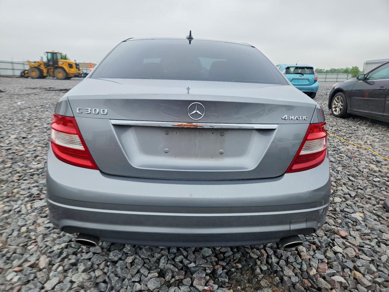 2009 Mercedes-benz C 300 4matic Silver vin: WDDGF81X69R083259