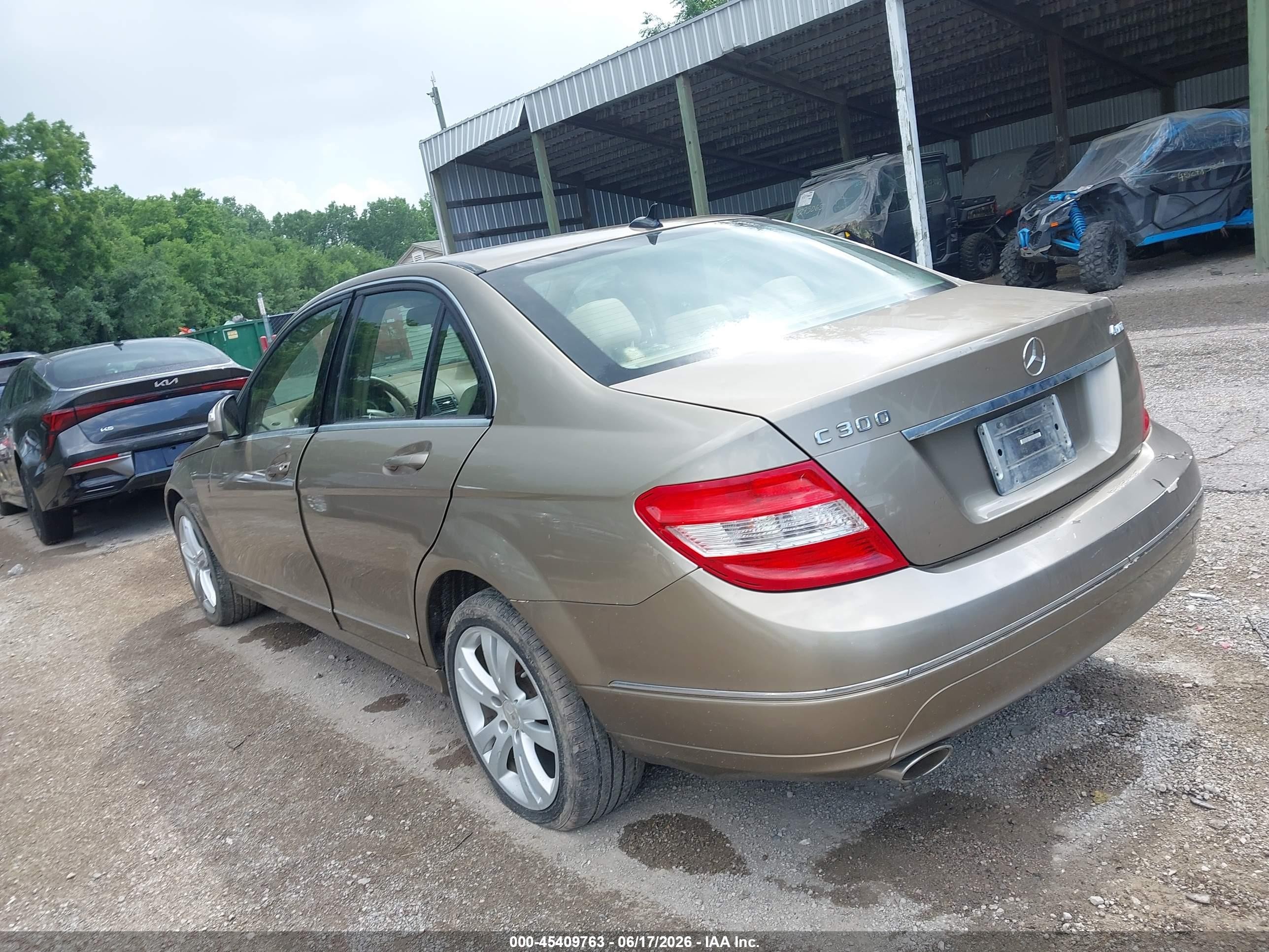 2008 Mercedes-benz C 300 Luxury 4matic Gold vin: WDDGF81X78F059844