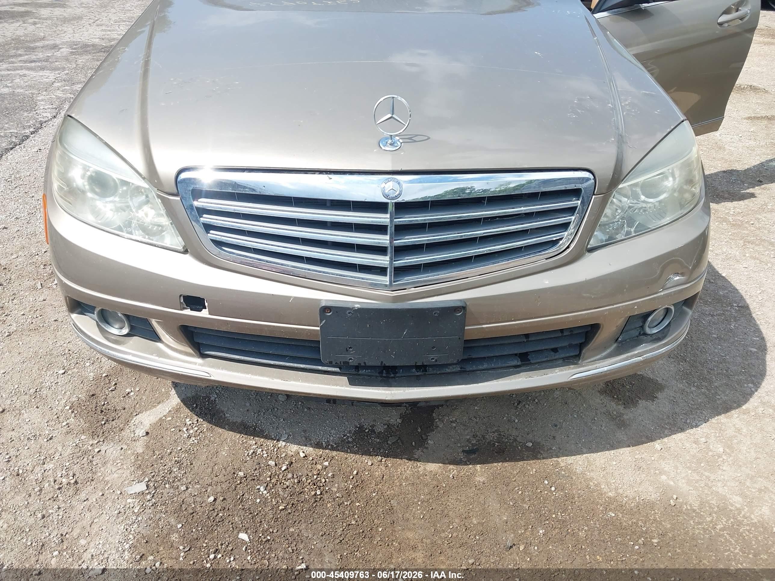 2008 Mercedes-benz C 300 Luxury 4matic Gold vin: WDDGF81X78F059844