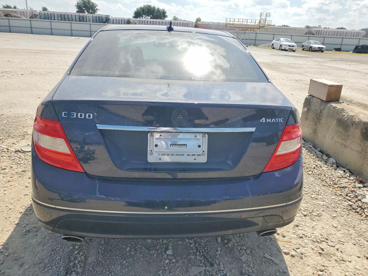 2008 Mercedes-benz C 300 4matic Blue vin: WDDGF81X78F092648