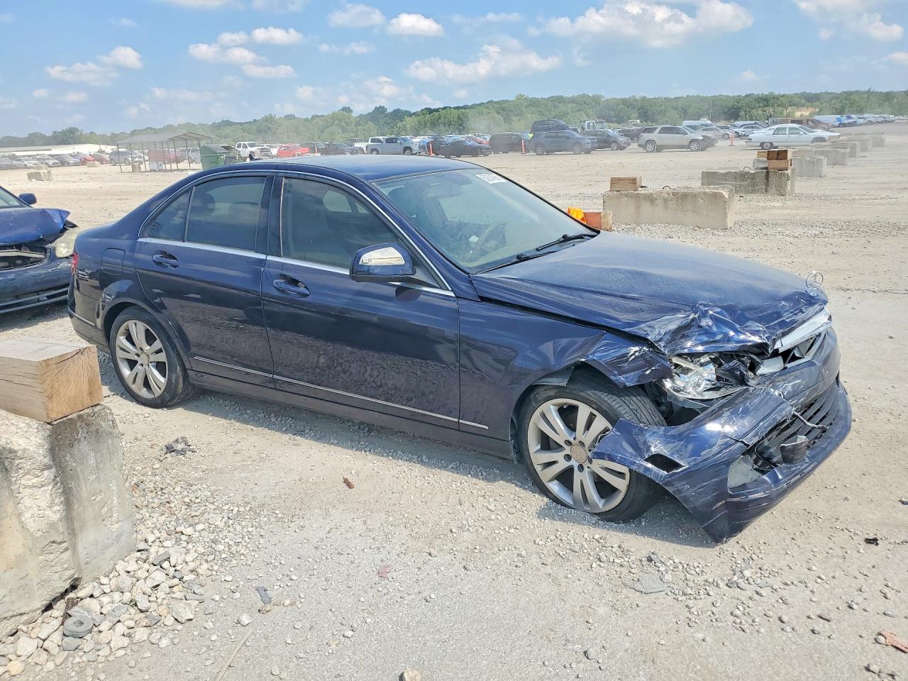 2008 Mercedes-benz C 300 4matic Blue vin: WDDGF81X78F092648