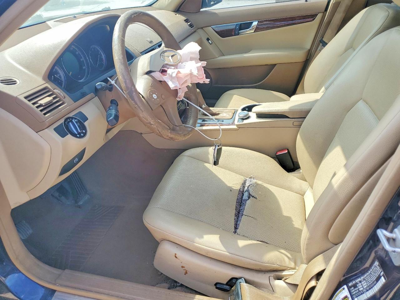 2008 Mercedes-benz C 300 4matic Blue vin: WDDGF81X78F092648