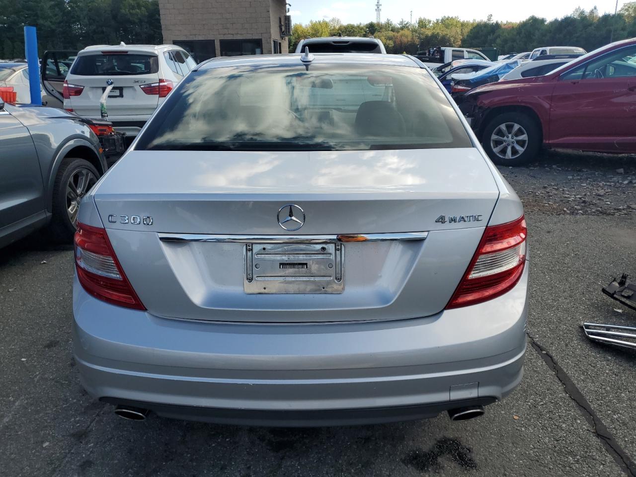 2008 Mercedes-benz C 300 4matic Серебряный vin: WDDGF81X78F096974