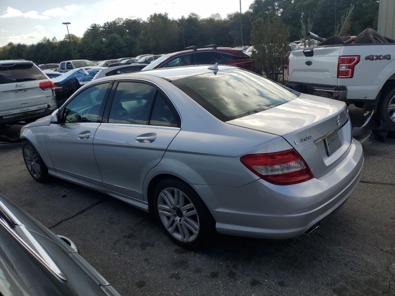 2008 Mercedes-benz C 300 4matic Серебряный vin: WDDGF81X78F096974