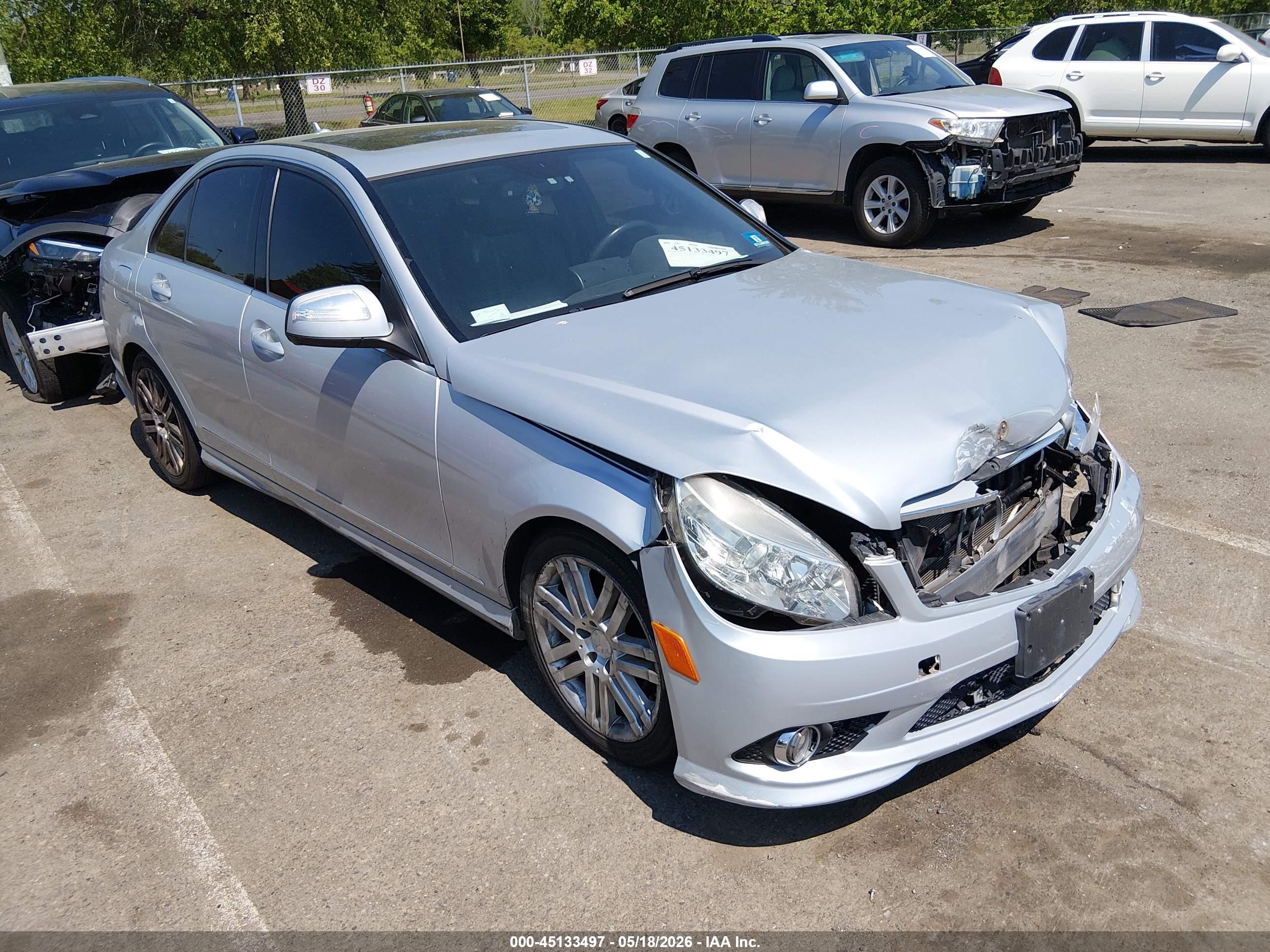 2008 Mercedes-benz C 300 Luxury 4matic/sport 4matic Серебряный vin: WDDGF81X78F166781