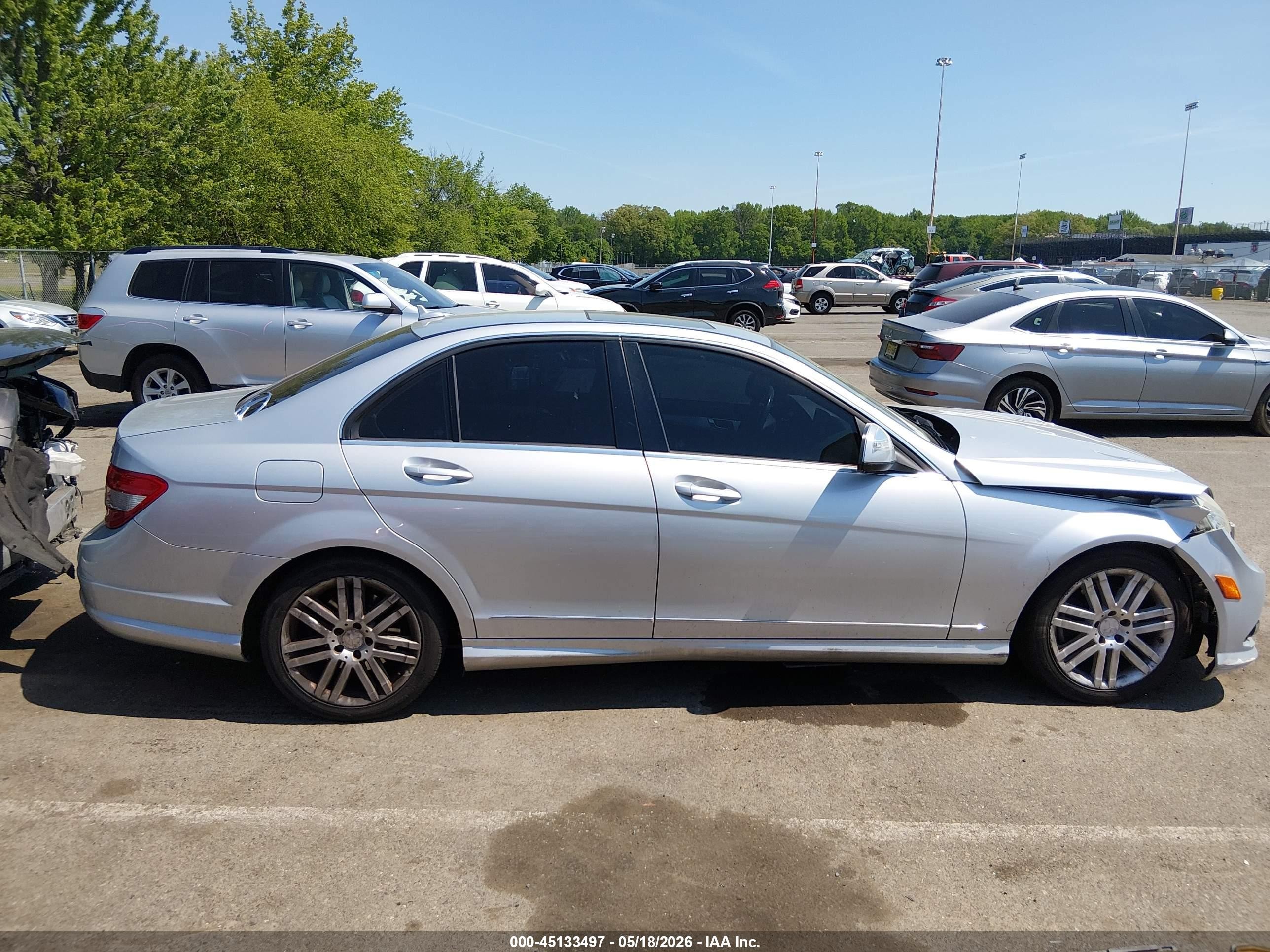 2008 Mercedes-benz C 300 Luxury 4matic/sport 4matic Серебряный vin: WDDGF81X78F166781