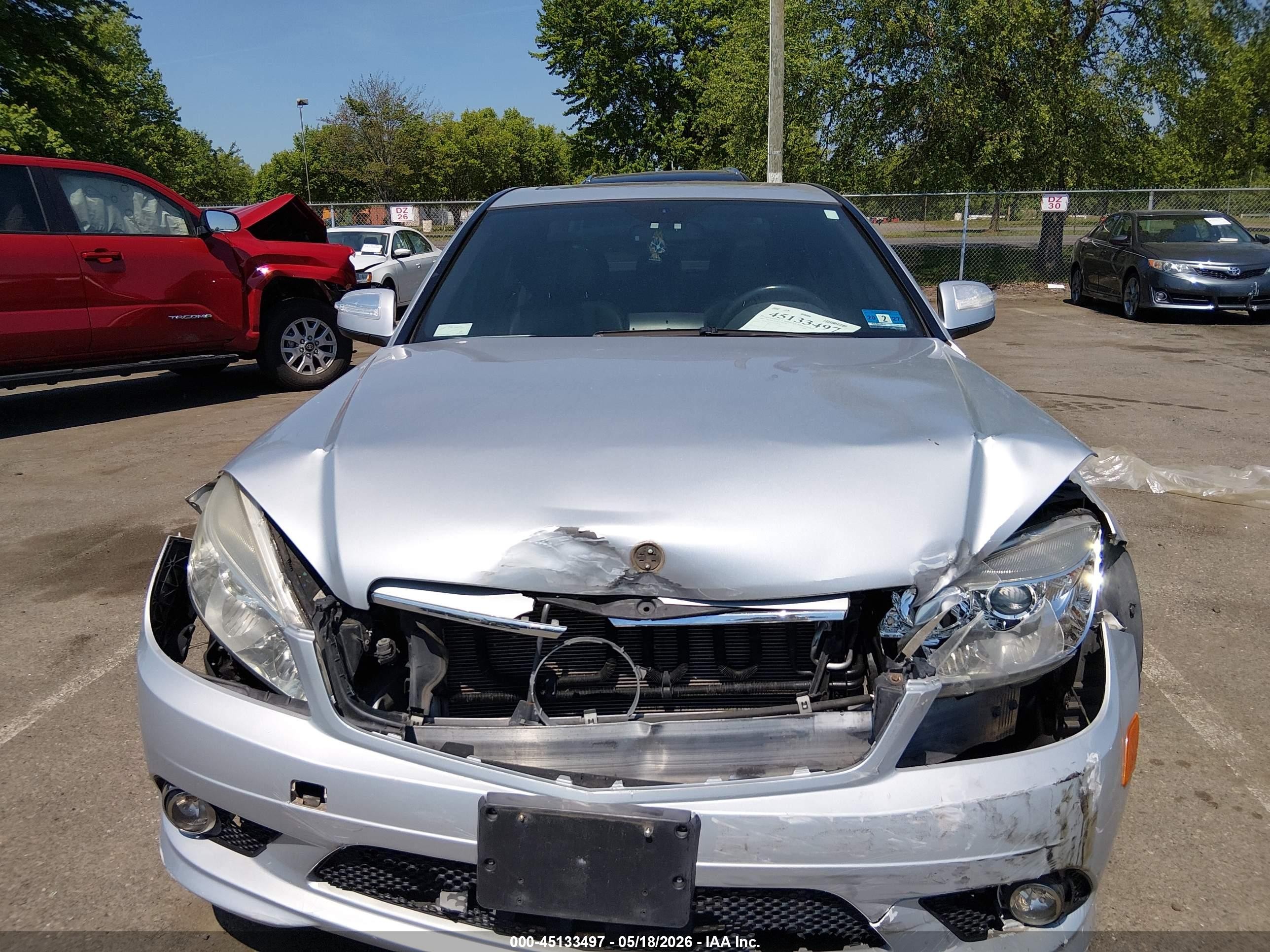 2008 Mercedes-benz C 300 Luxury 4matic/sport 4matic Серебряный vin: WDDGF81X78F166781