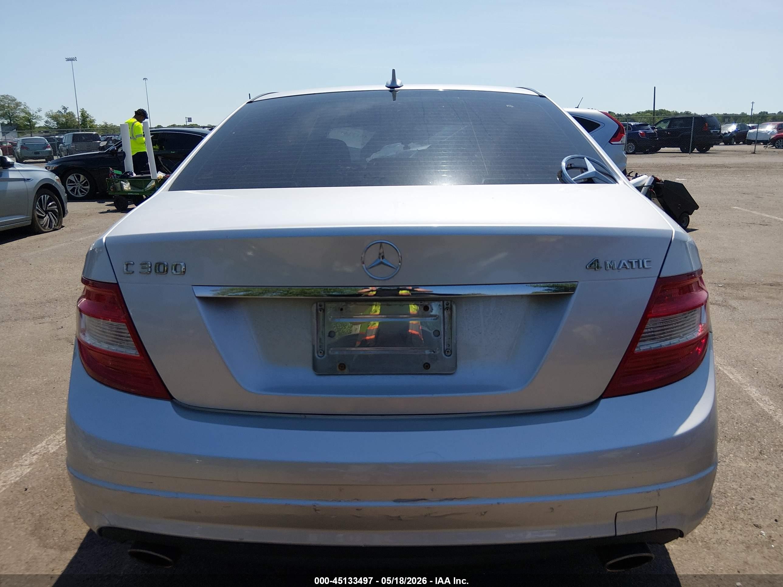 2008 Mercedes-benz C 300 Luxury 4matic/sport 4matic Серебряный vin: WDDGF81X78F166781