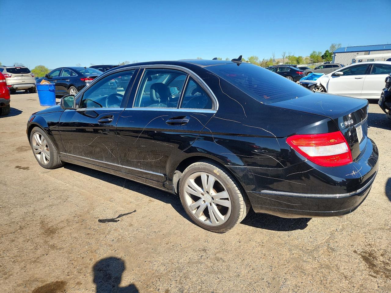 2008 Mercedes-benz C 300 4matic Black vin: WDDGF81X78F168398