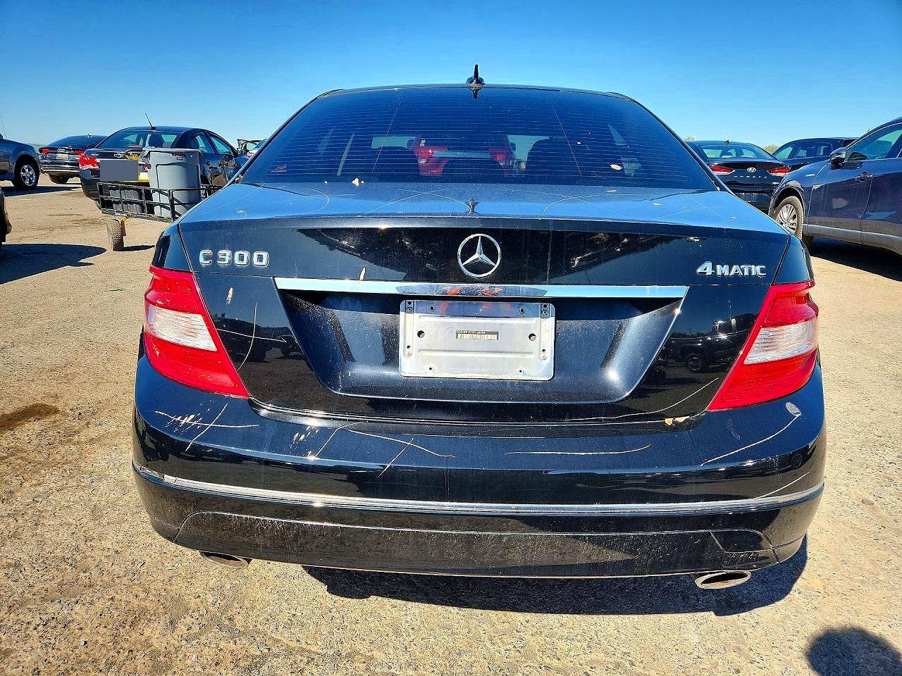 2008 Mercedes-benz C 300 4matic Black vin: WDDGF81X78F168398