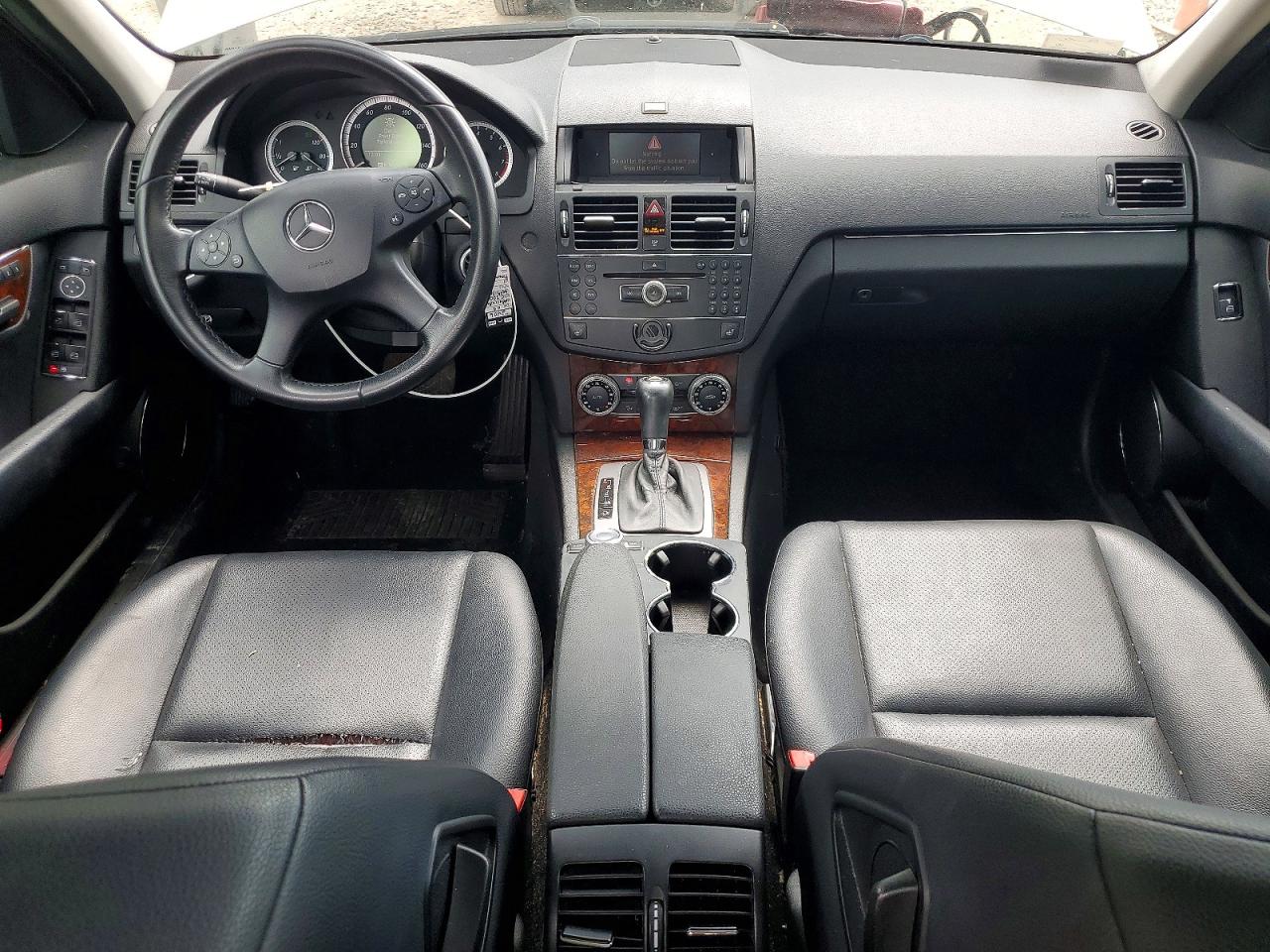 2009 Mercedes-benz C 300 4matic White vin: WDDGF81X79F198129