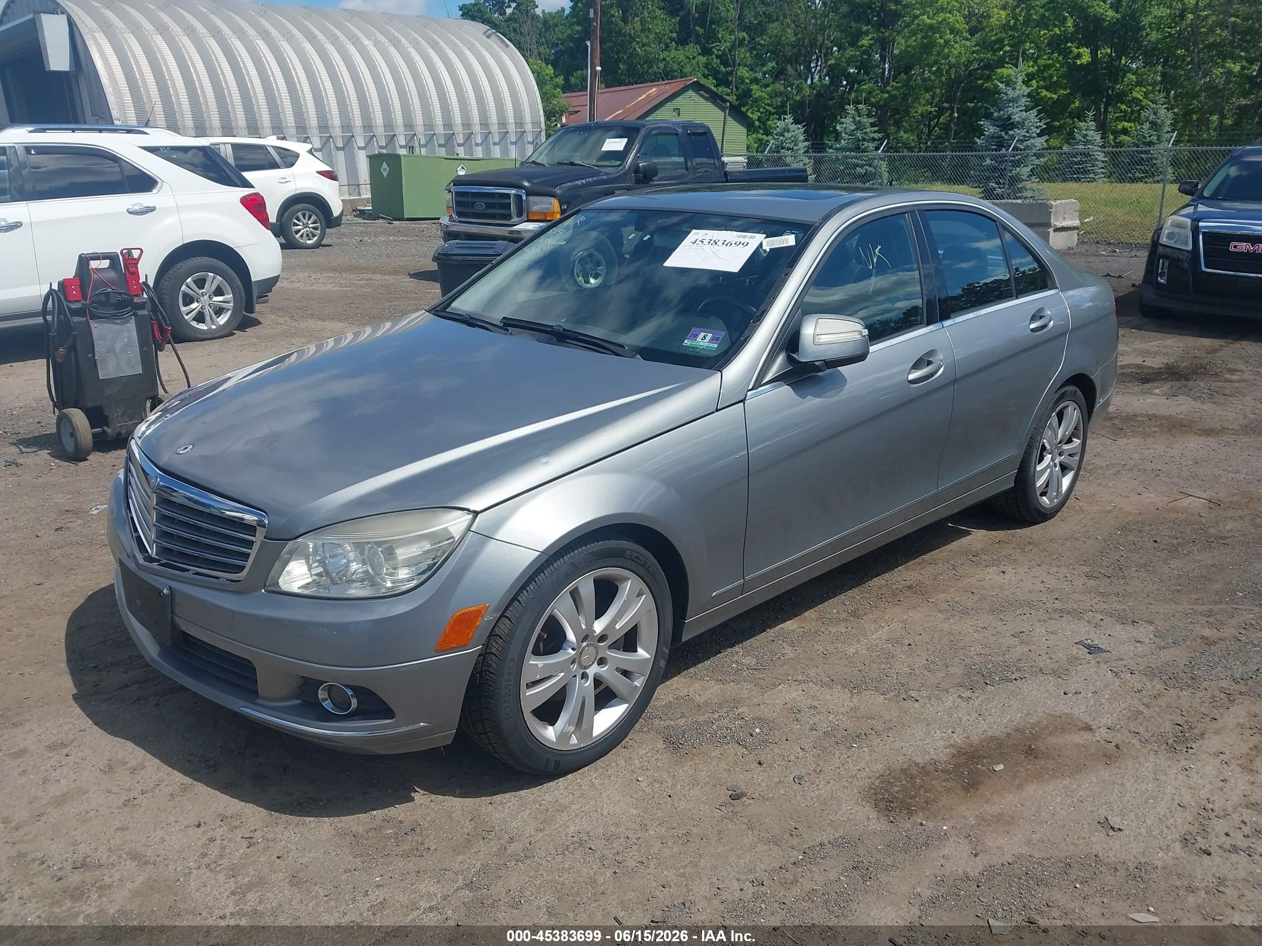 2009 Mercedes-benz C 300 Luxury 4matic/sport 4matic Silver vin: WDDGF81X79F207718