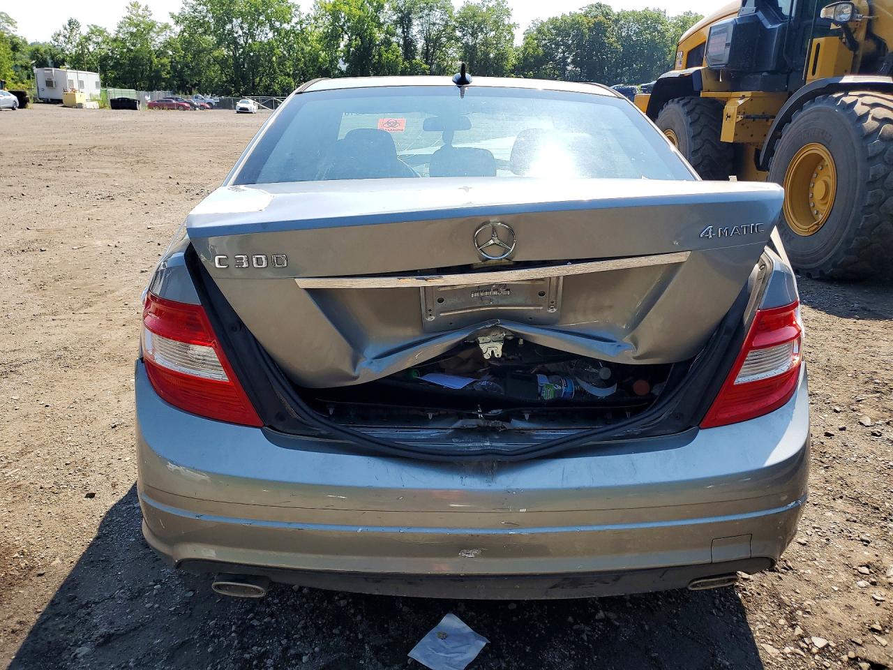 2009 Mercedes-benz C 300 4matic Silver vin: WDDGF81X79F223580