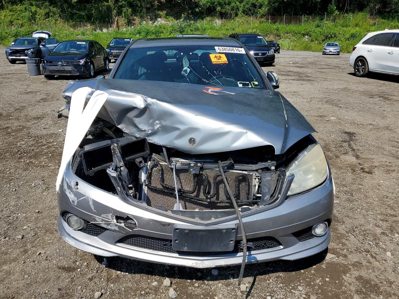 2009 Mercedes-benz C 300 4matic Silver vin: WDDGF81X79F223580
