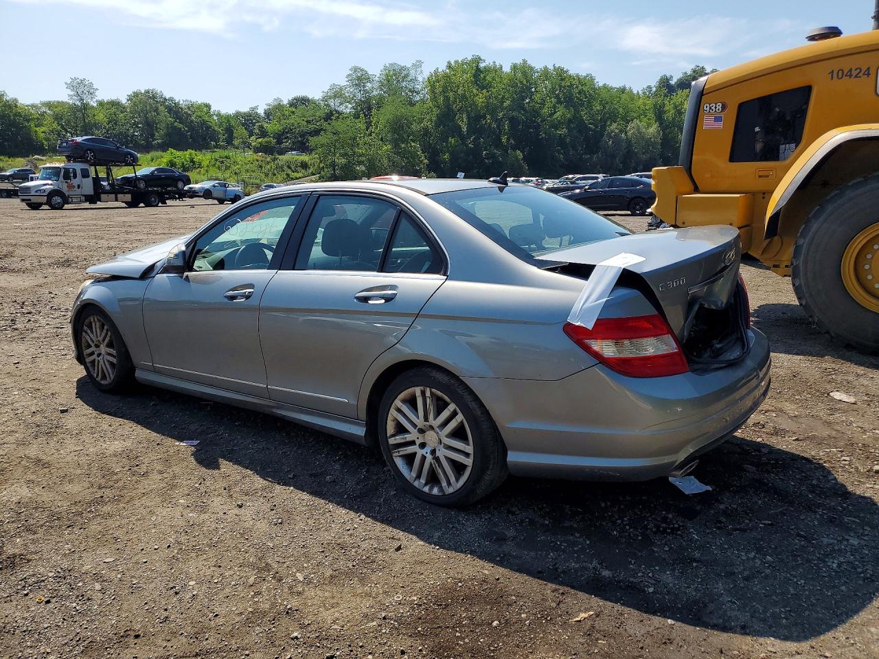 2009 Mercedes-benz C 300 4matic Silver vin: WDDGF81X79F223580