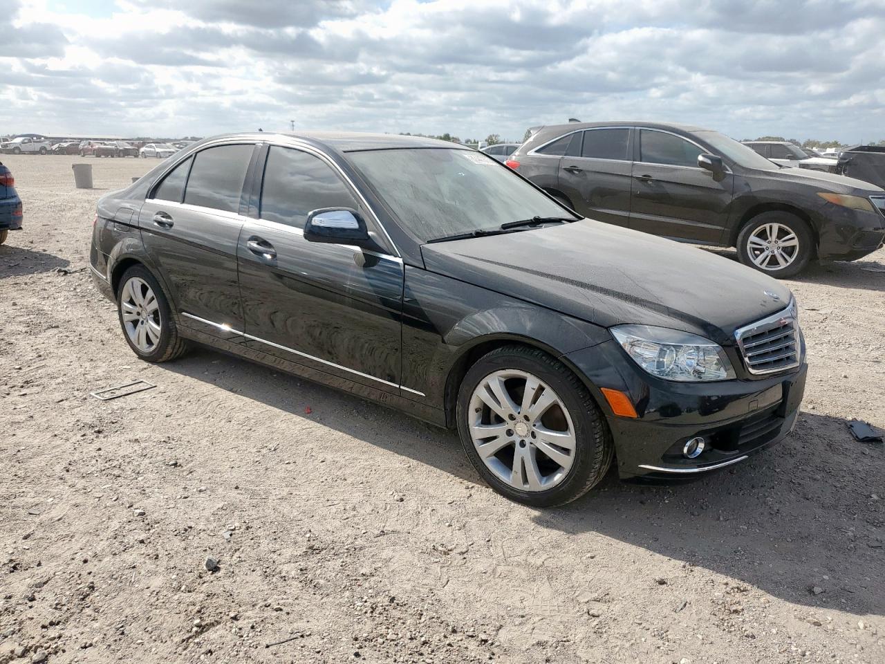 2009 Mercedes-benz C 300 4matic Black vin: WDDGF81X79F238872