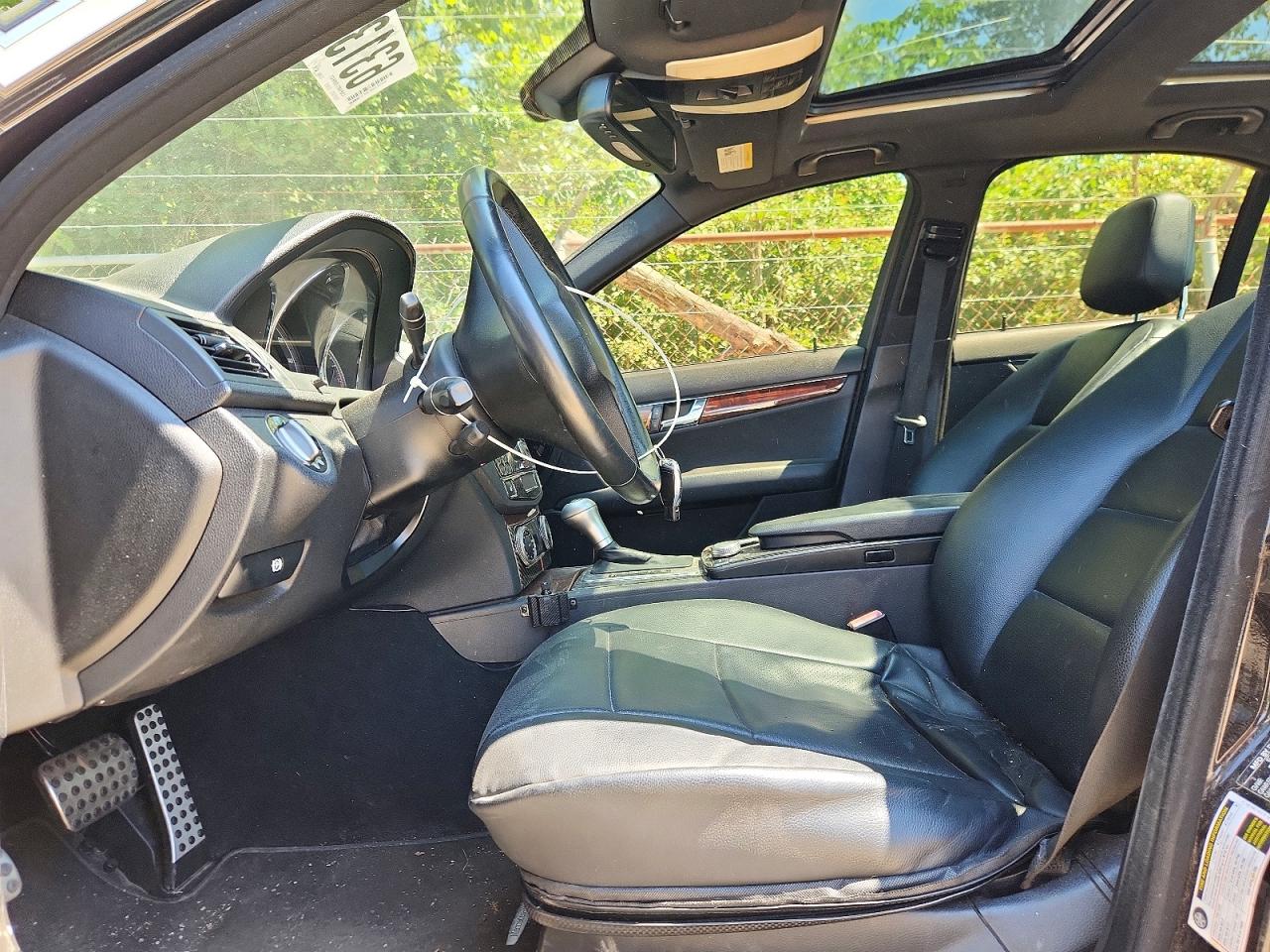 2009 Mercedes-benz C 300 4matic Black vin: WDDGF81X79F271385