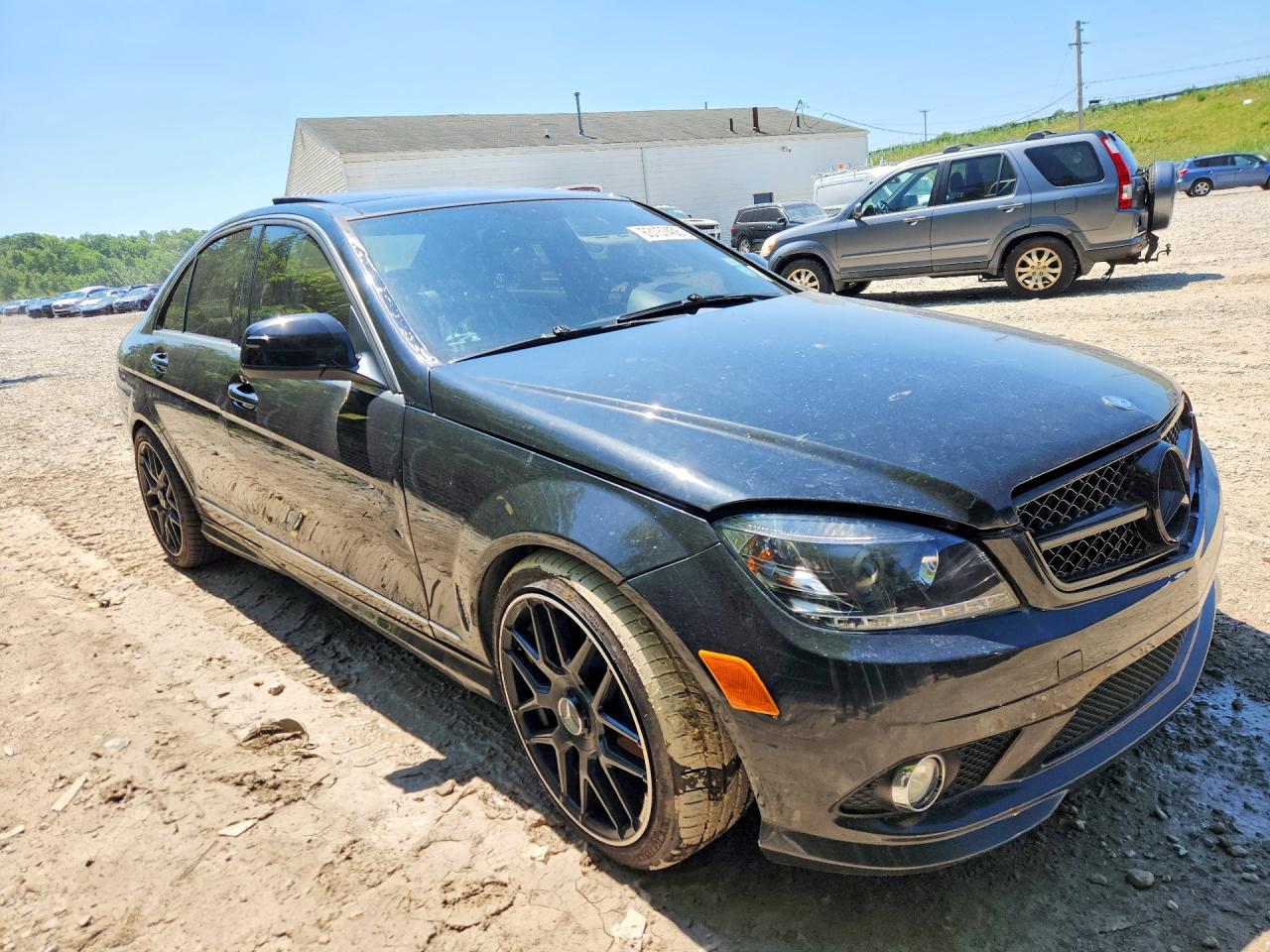2009 Mercedes-benz C 300 4matic Black vin: WDDGF81X79F271385