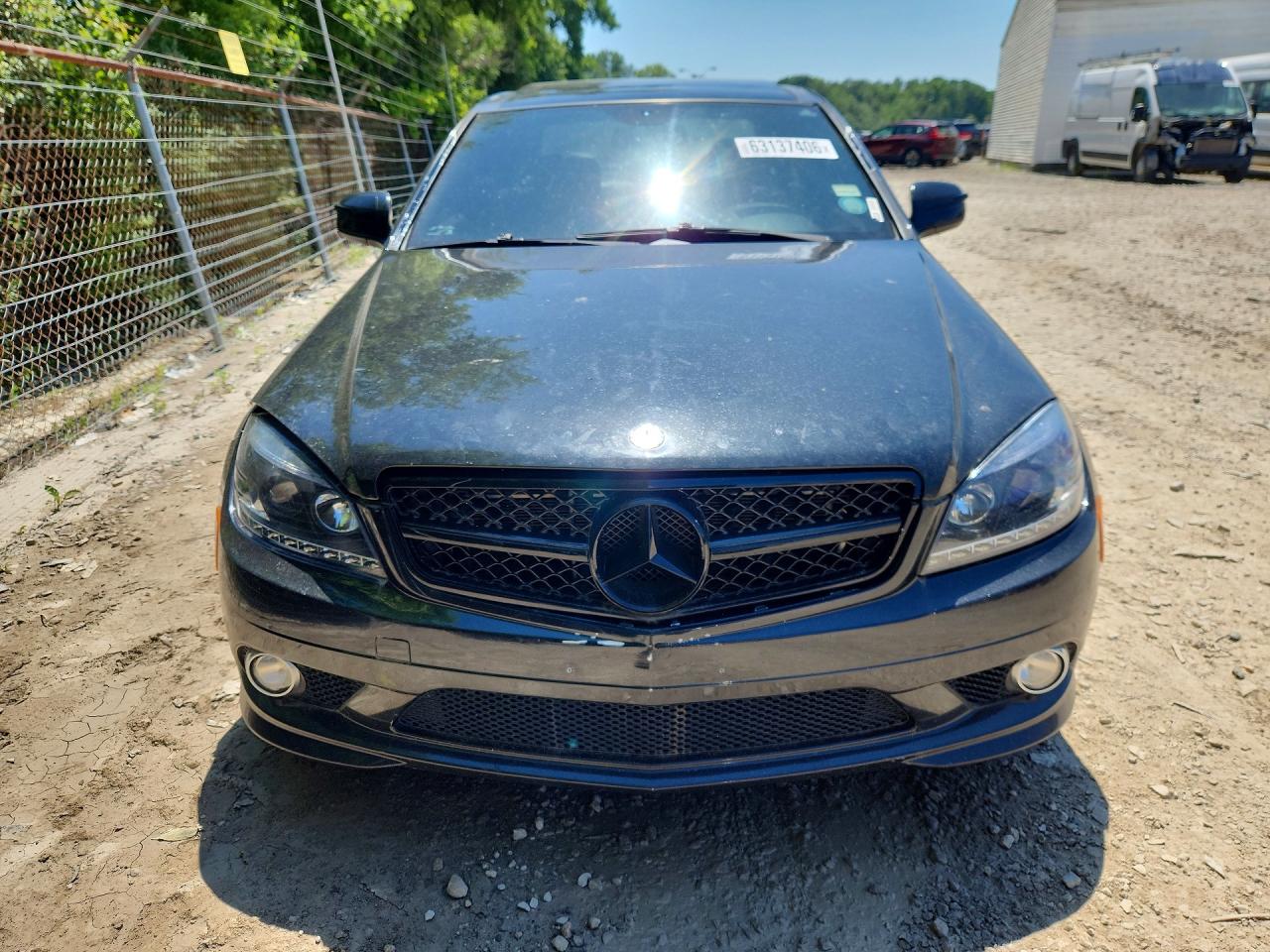 2009 Mercedes-benz C 300 4matic Black vin: WDDGF81X79F271385