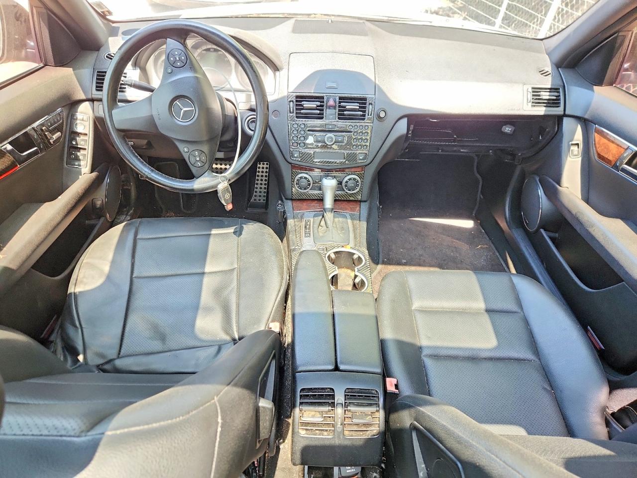 2009 Mercedes-benz C 300 4matic Black vin: WDDGF81X79F271385