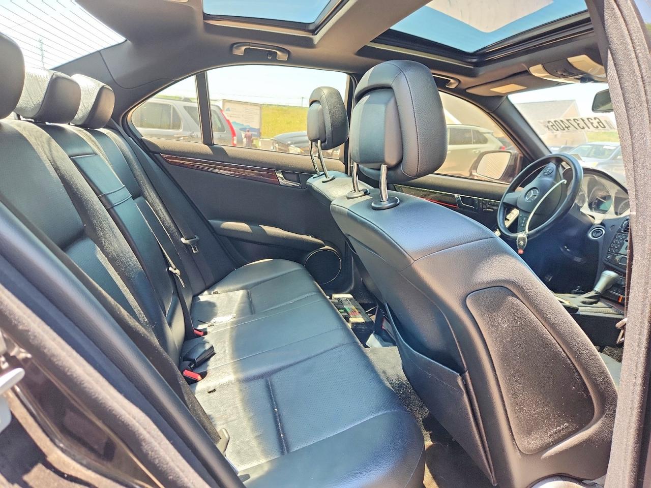2009 Mercedes-benz C 300 4matic Black vin: WDDGF81X79F271385