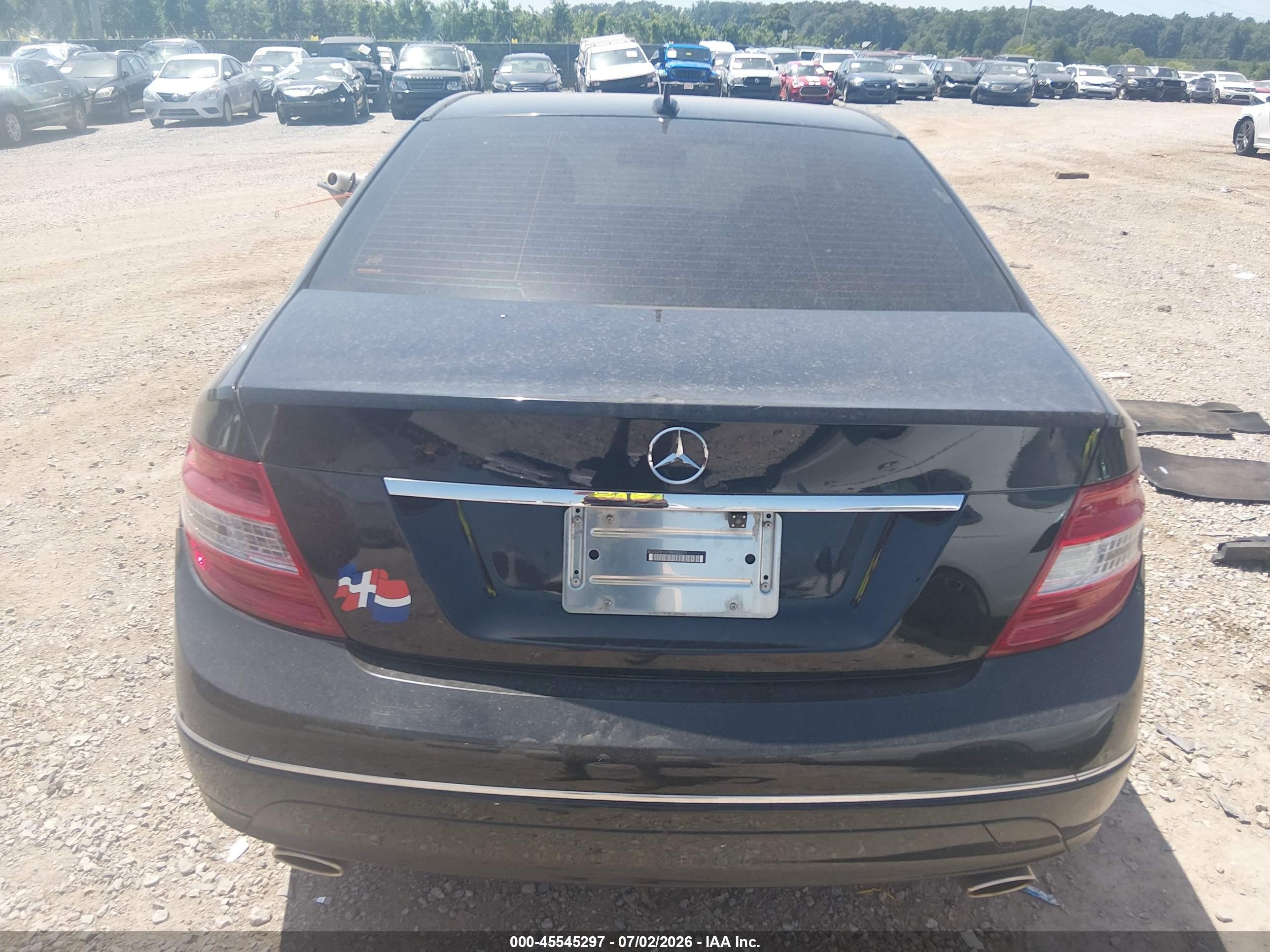 2009 Mercedes-benz C 300 Luxury 4matic/sport 4matic Black vin: WDDGF81X79R050271