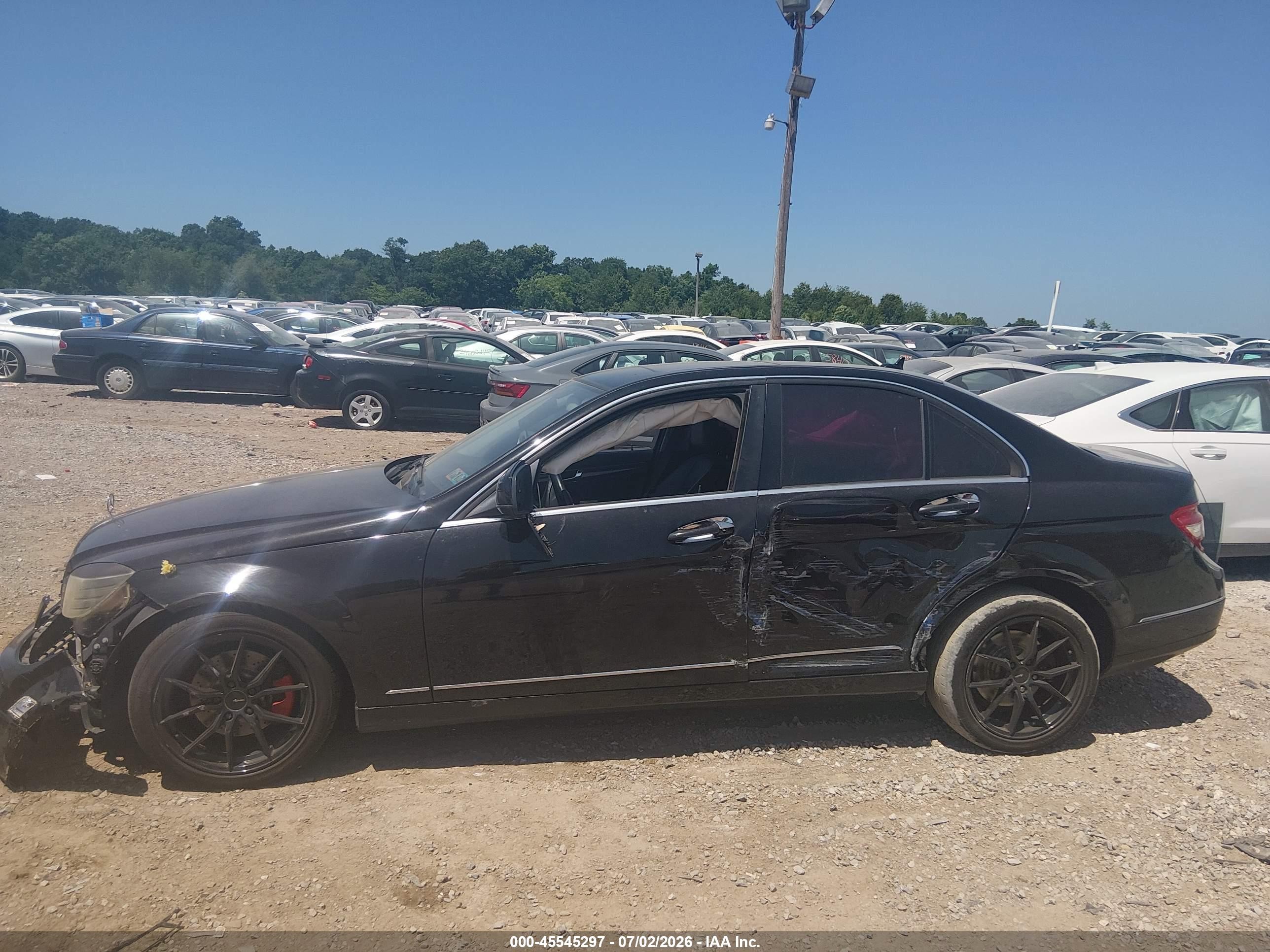 2009 Mercedes-benz C 300 Luxury 4matic/sport 4matic Black vin: WDDGF81X79R050271