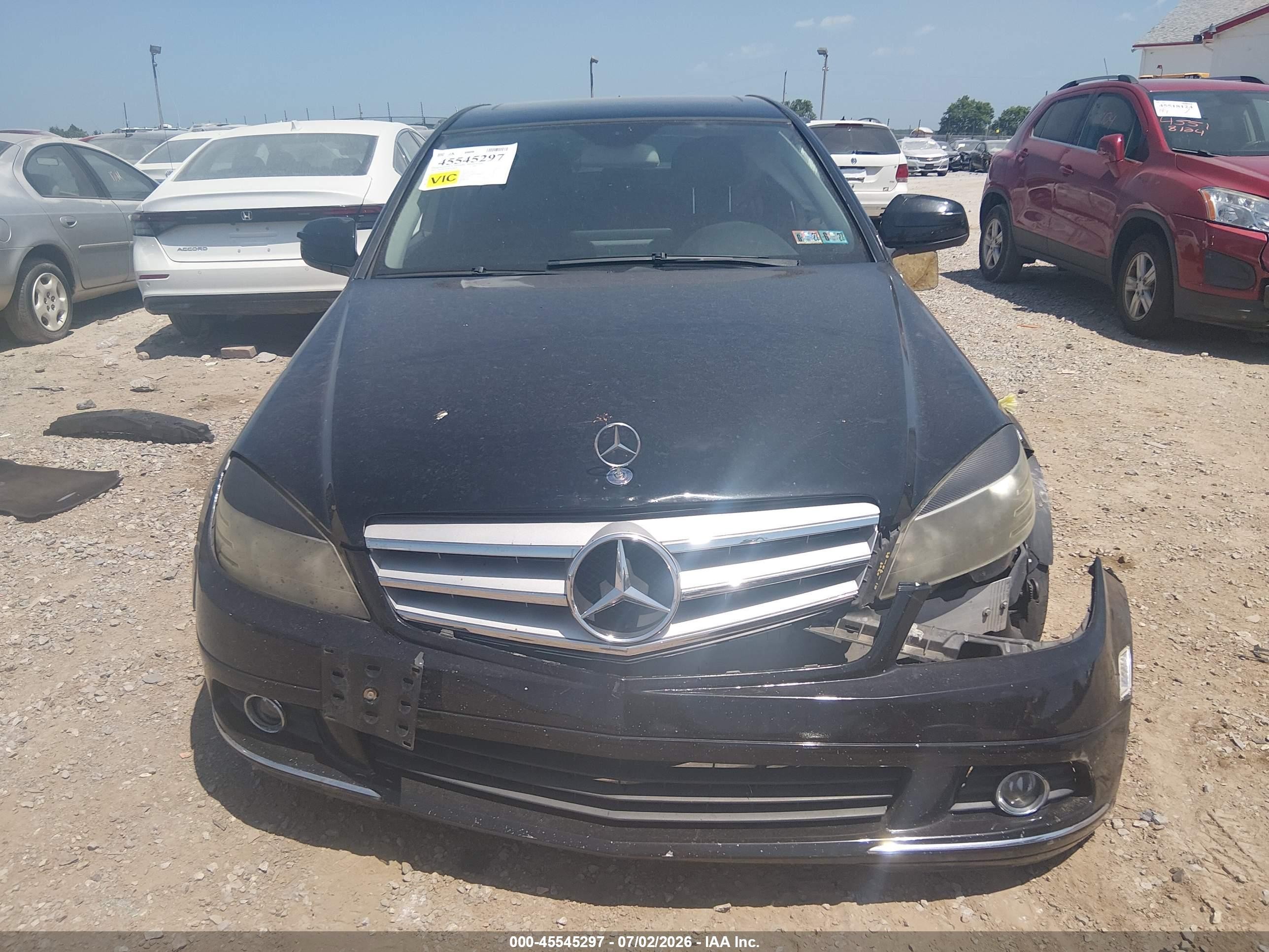 2009 Mercedes-benz C 300 Luxury 4matic/sport 4matic Black vin: WDDGF81X79R050271