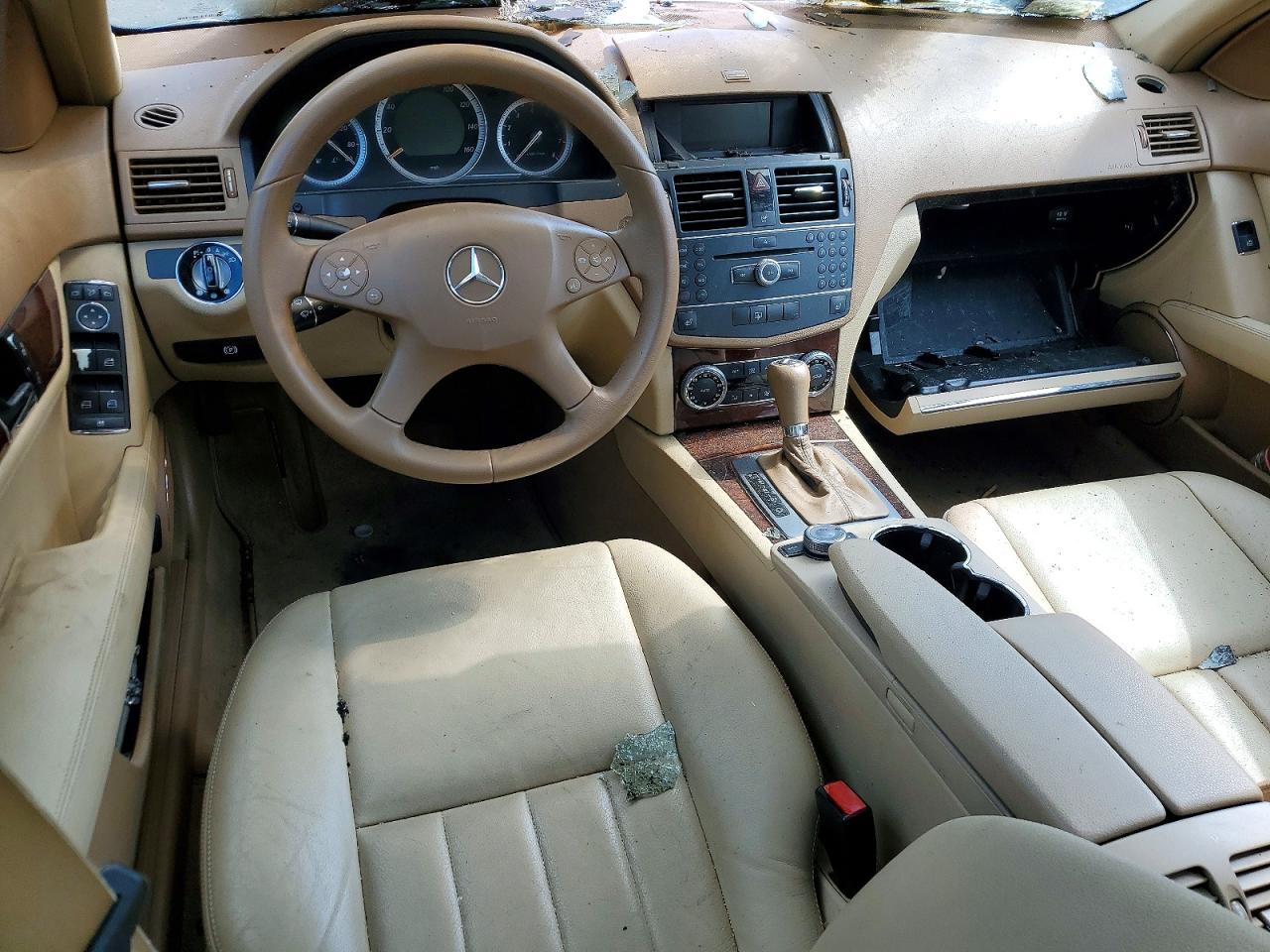 2008 Mercedes-benz C 300 4matic Черный vin: WDDGF81X88F055866