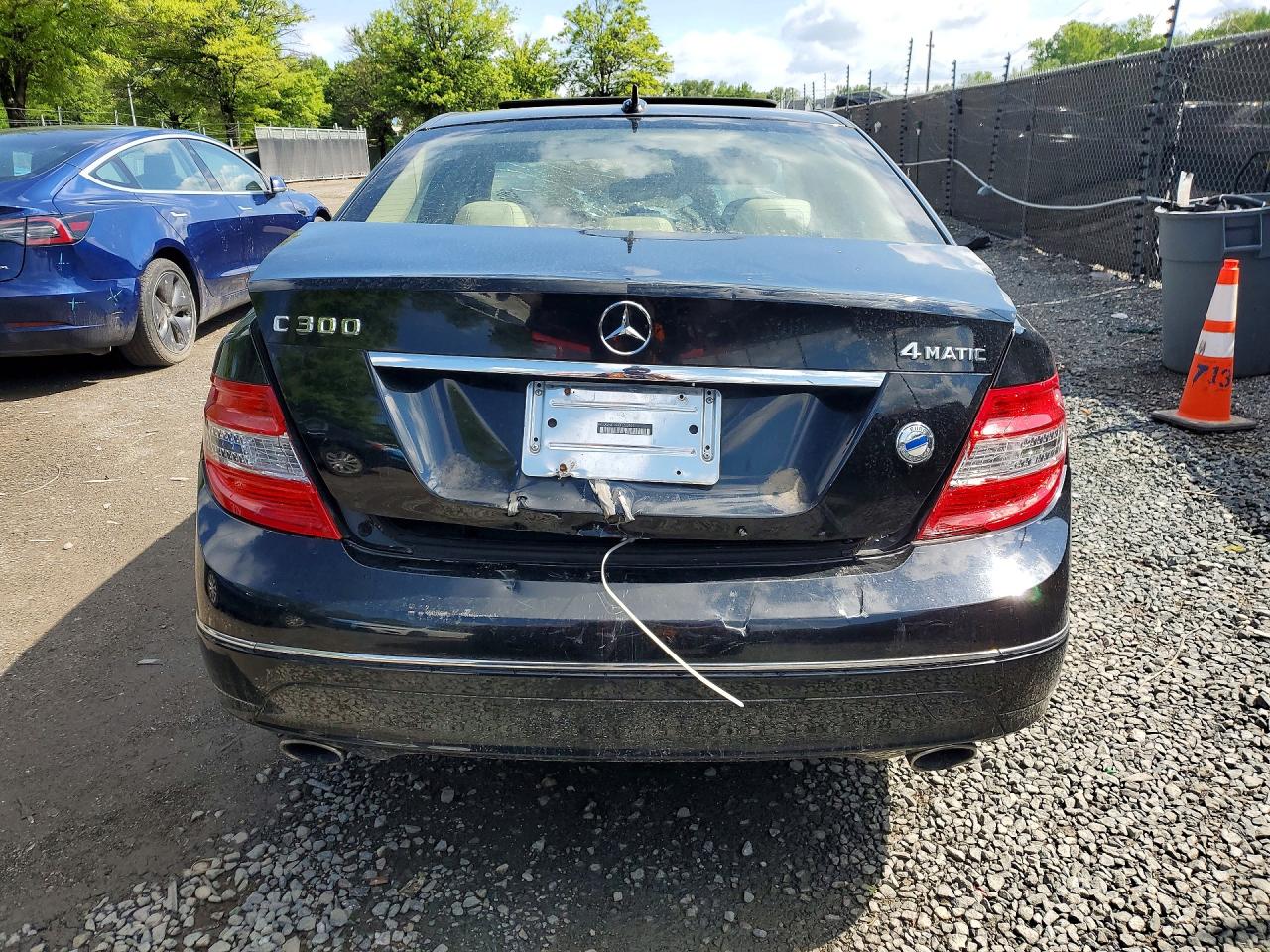 2008 Mercedes-benz C 300 4matic Черный vin: WDDGF81X88F055866