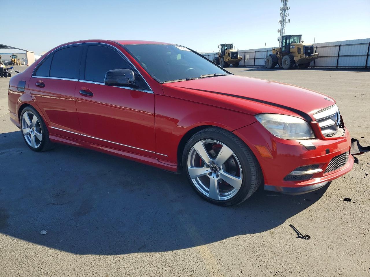 2008 Mercedes-benz C 300 4matic Red vin: WDDGF81X88F061912