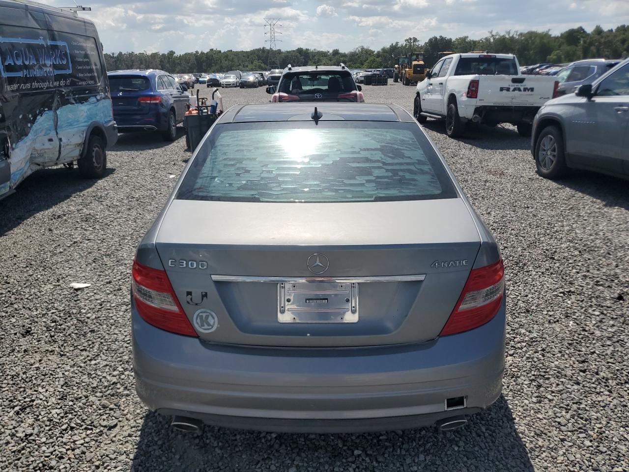 2008 Mercedes-benz C 300 4matic Silver vin: WDDGF81X88F072327