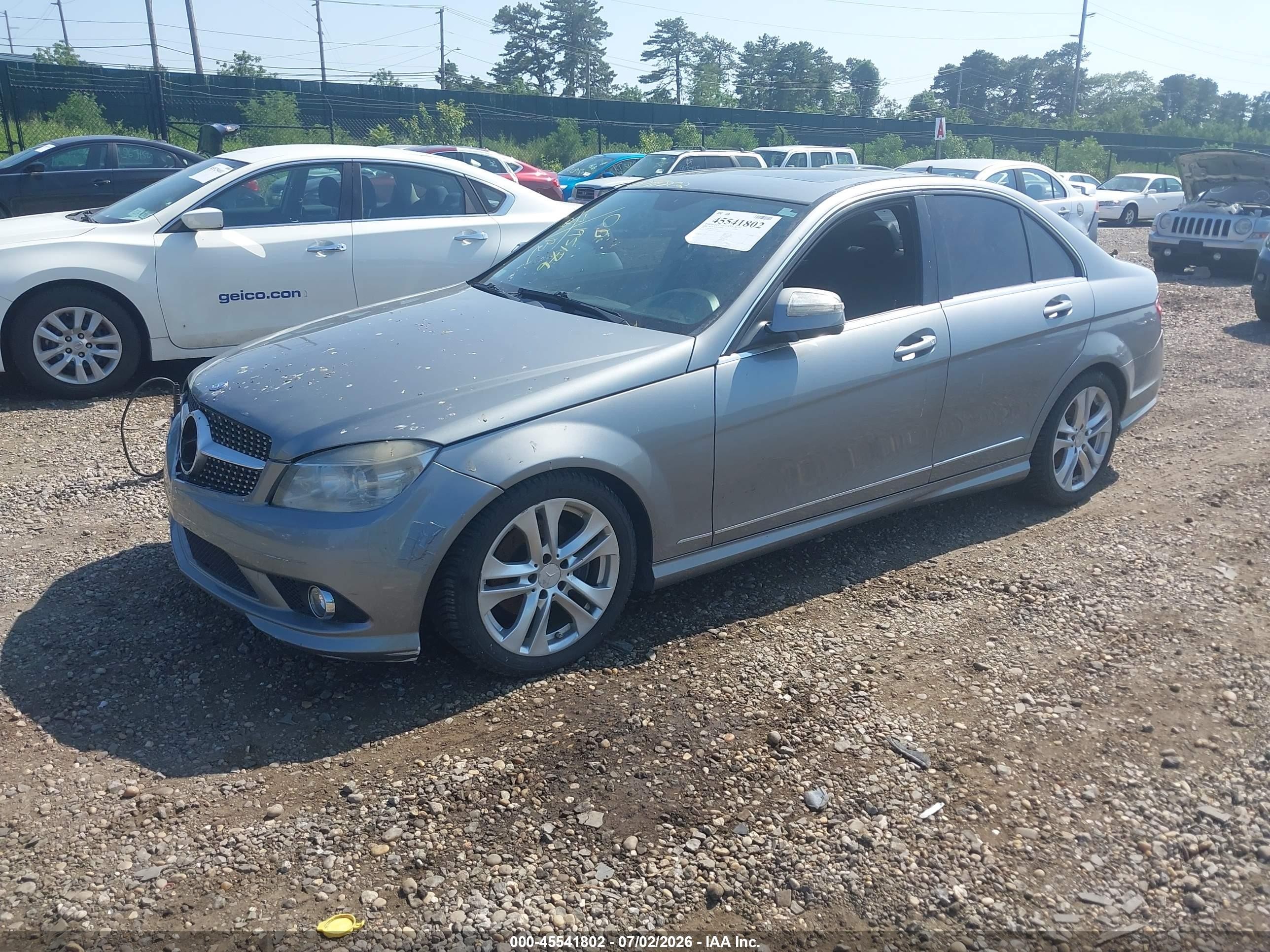2008 Mercedes-benz C 300 Luxury 4matic/sport 4matic Silver vin: WDDGF81X88F073915