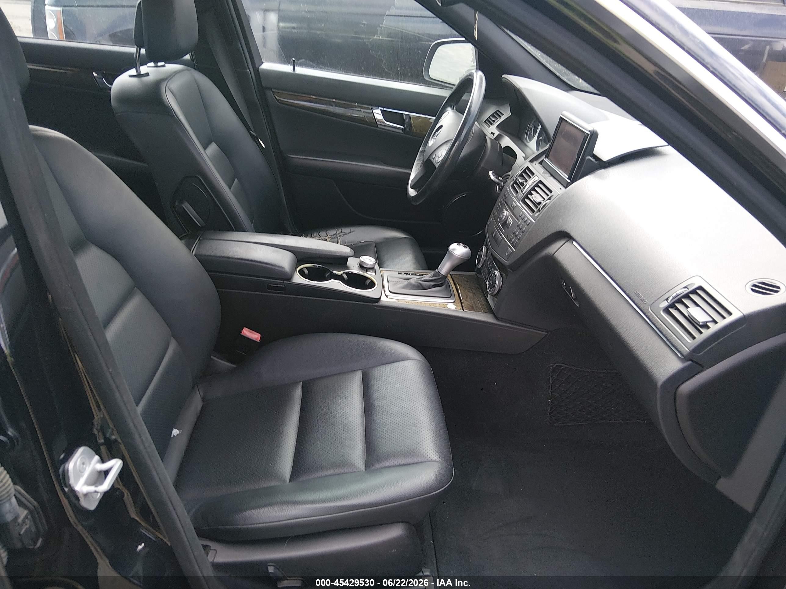 2008 Mercedes-benz C 300 Sport 4matic Black vin: WDDGF81X88F149519