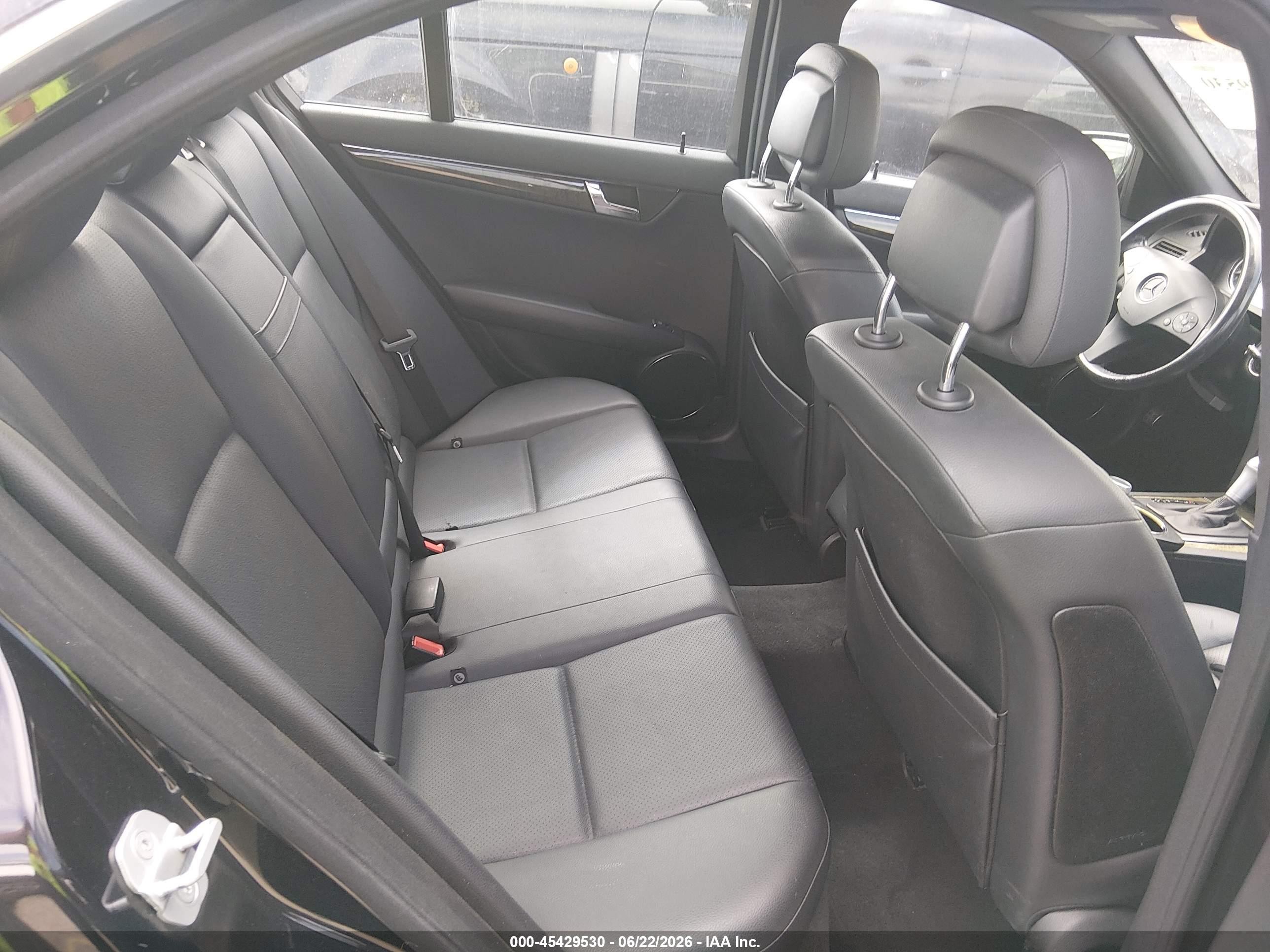 2008 Mercedes-benz C 300 Sport 4matic Black vin: WDDGF81X88F149519