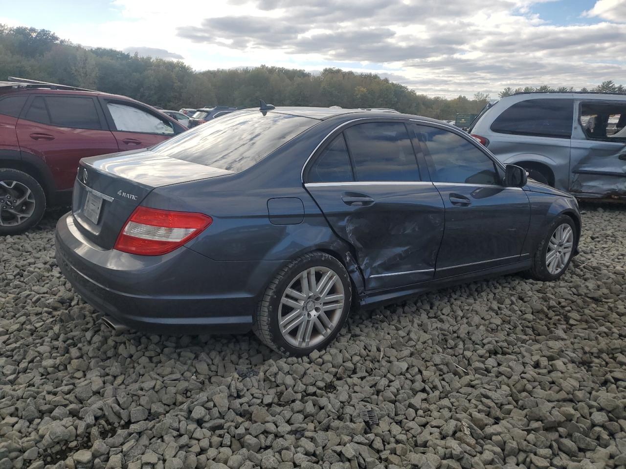 2008 Mercedes-benz C 300 4matic Blue vin: WDDGF81X88F177255