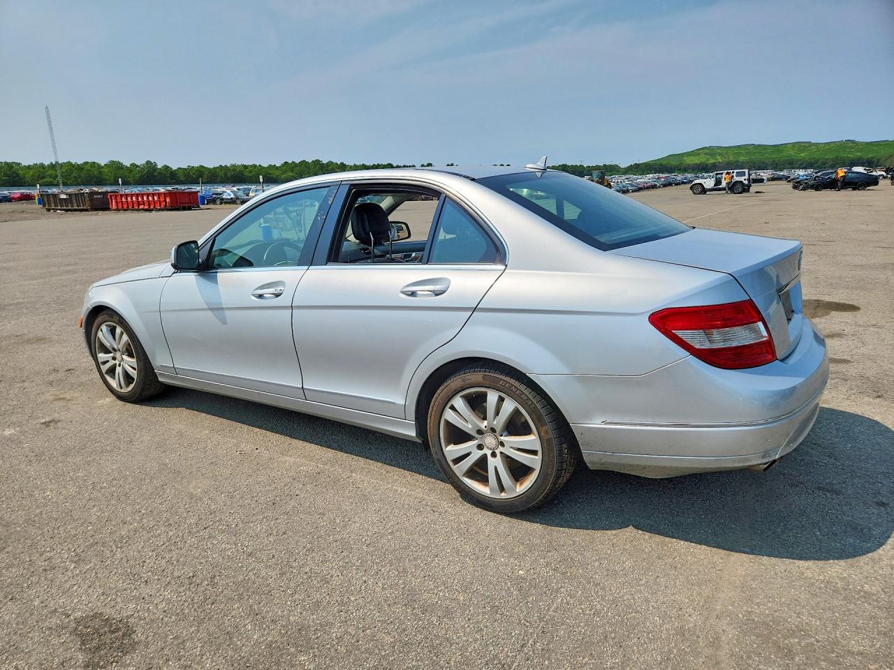 2009 Mercedes-benz C 300 4matic Silver vin: WDDGF81X89F196714