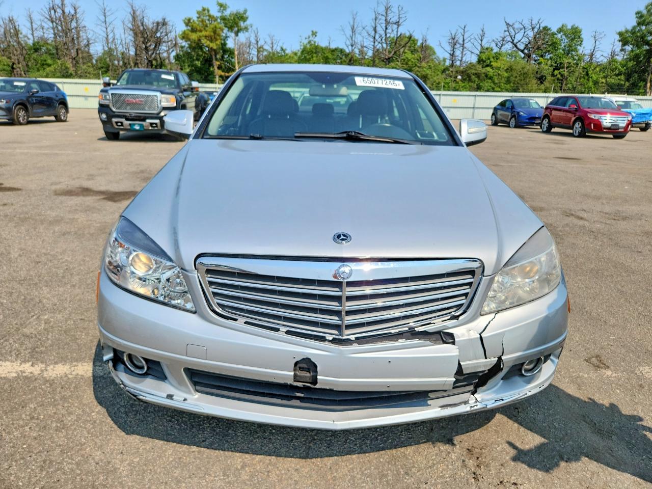 2009 Mercedes-benz C 300 4matic Silver vin: WDDGF81X89F196714