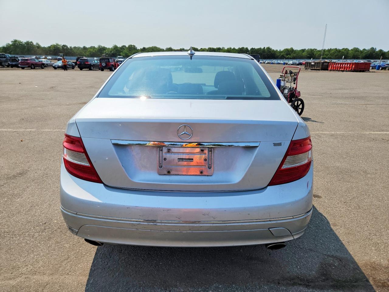 2009 Mercedes-benz C 300 4matic Silver vin: WDDGF81X89F196714