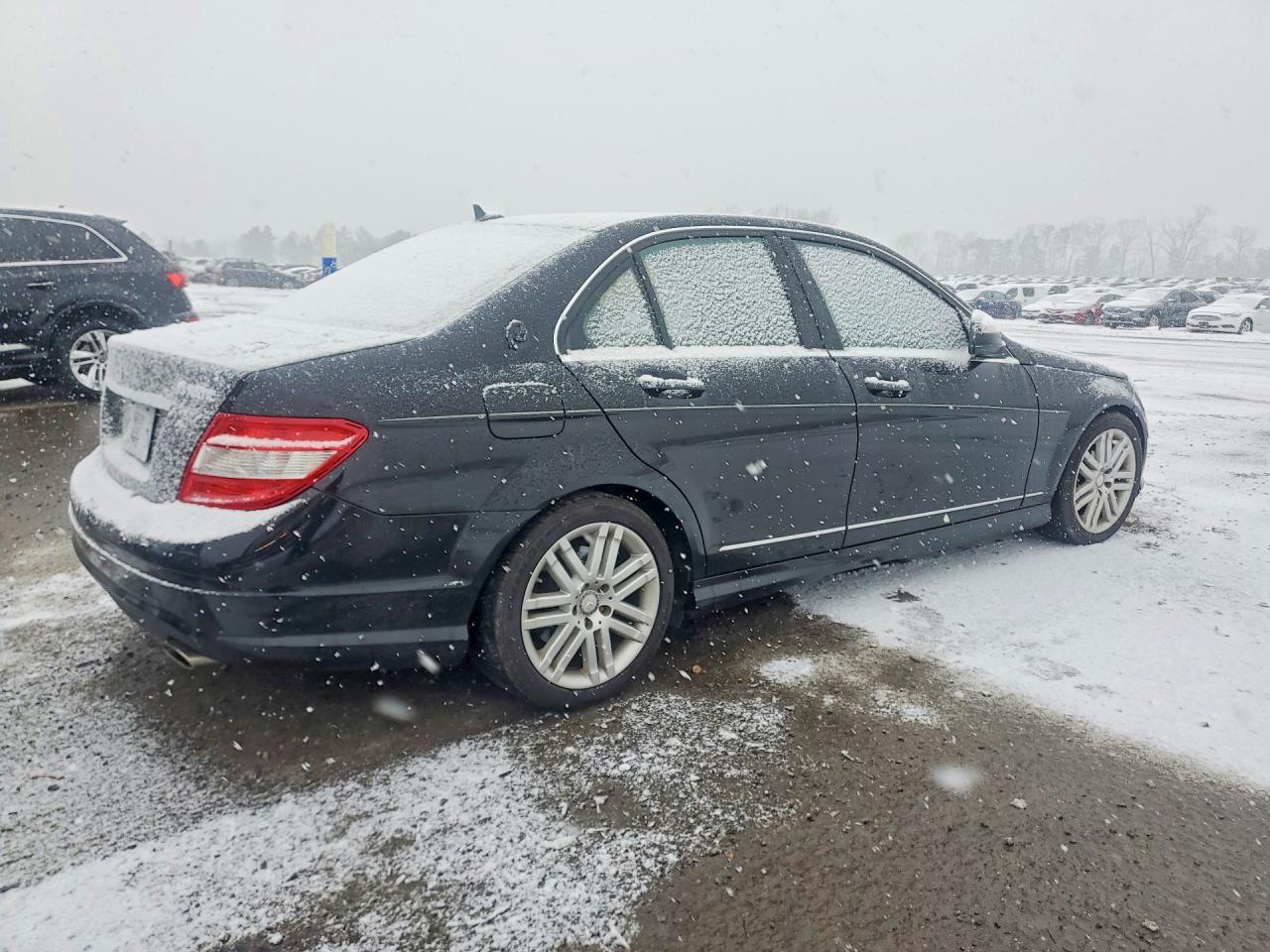 2009 Mercedes-benz C 300 4matic Black vin: WDDGF81X89F223247